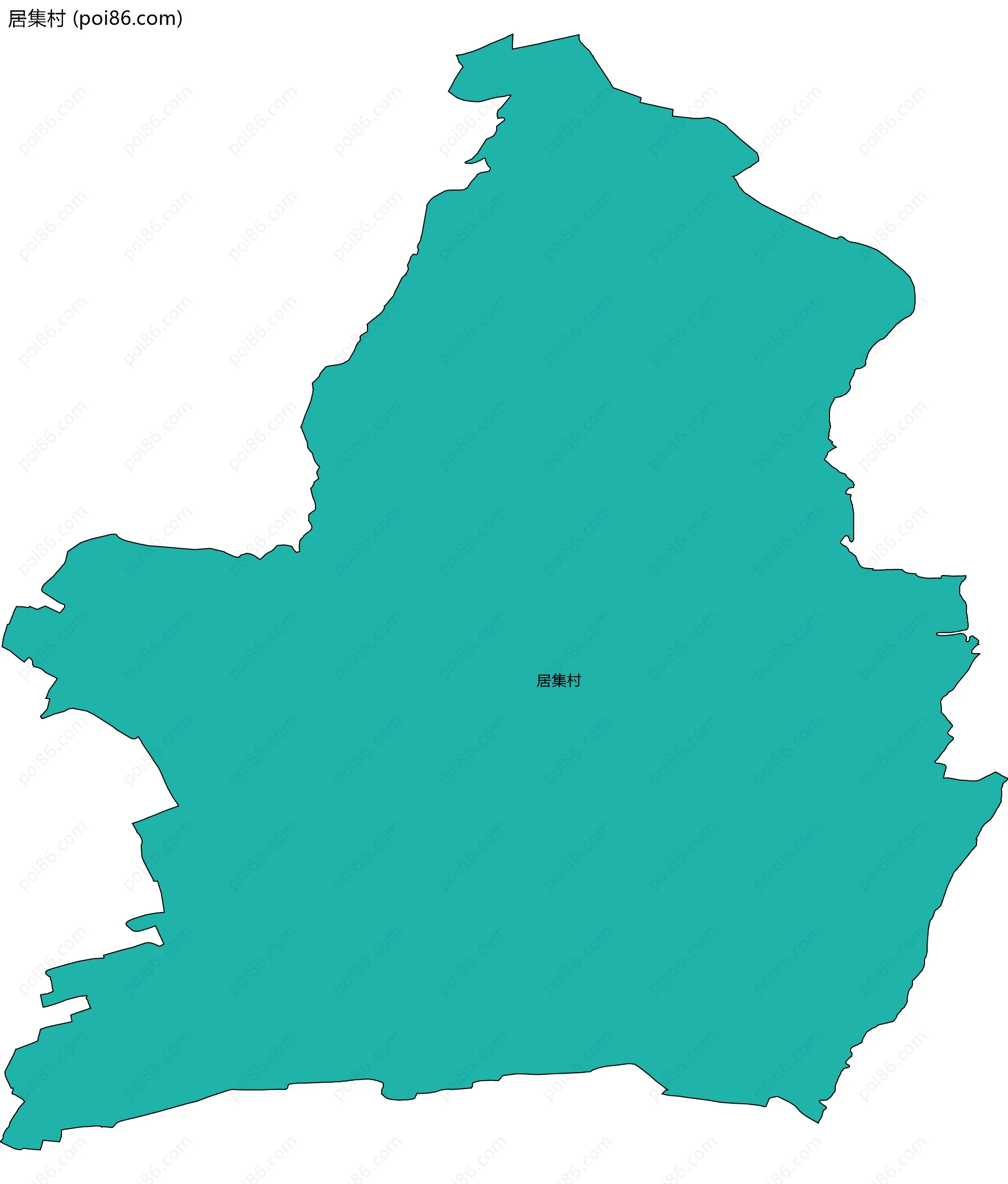 居集村边界地图