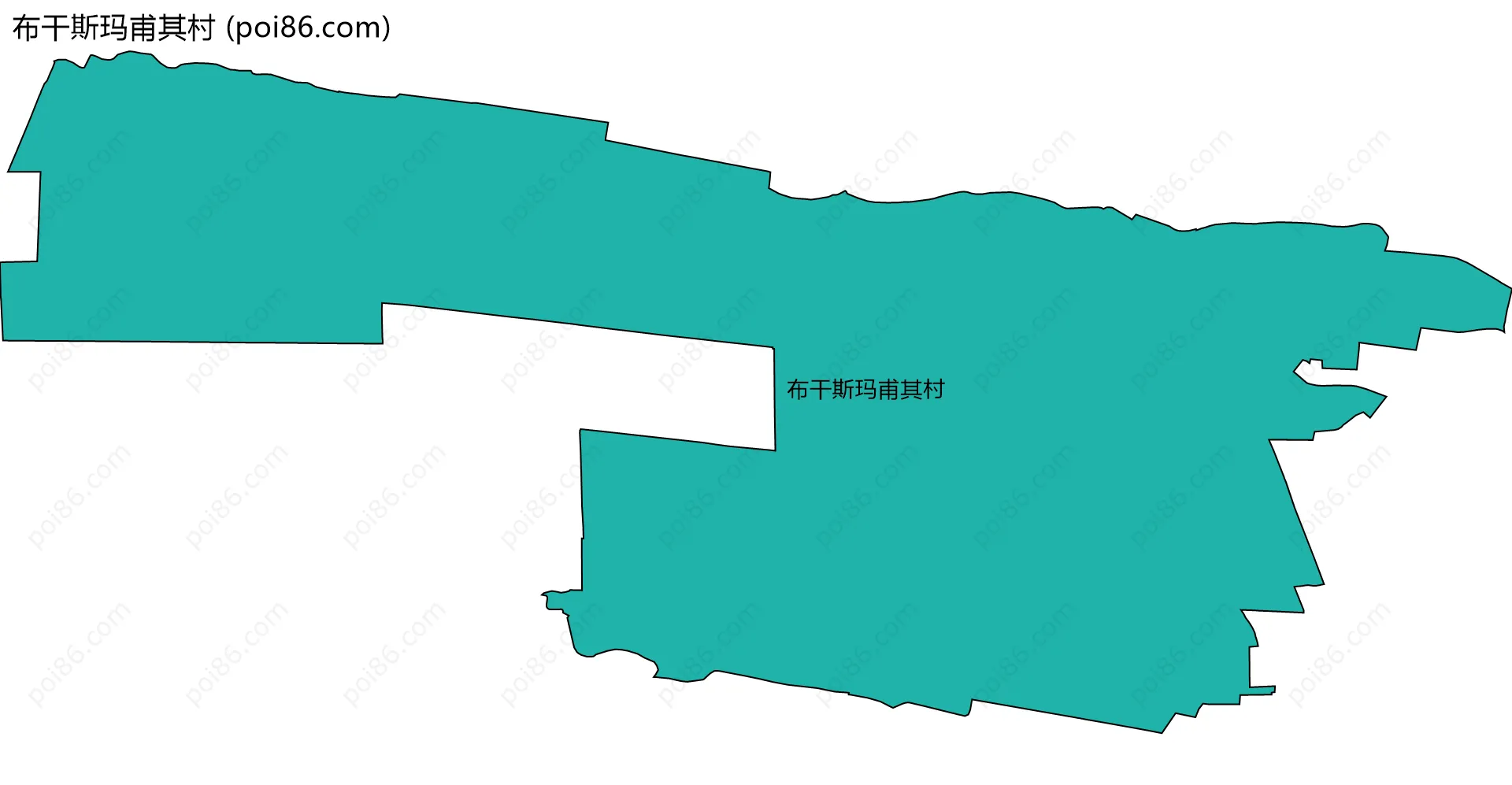 布干斯玛甫其村边界地图