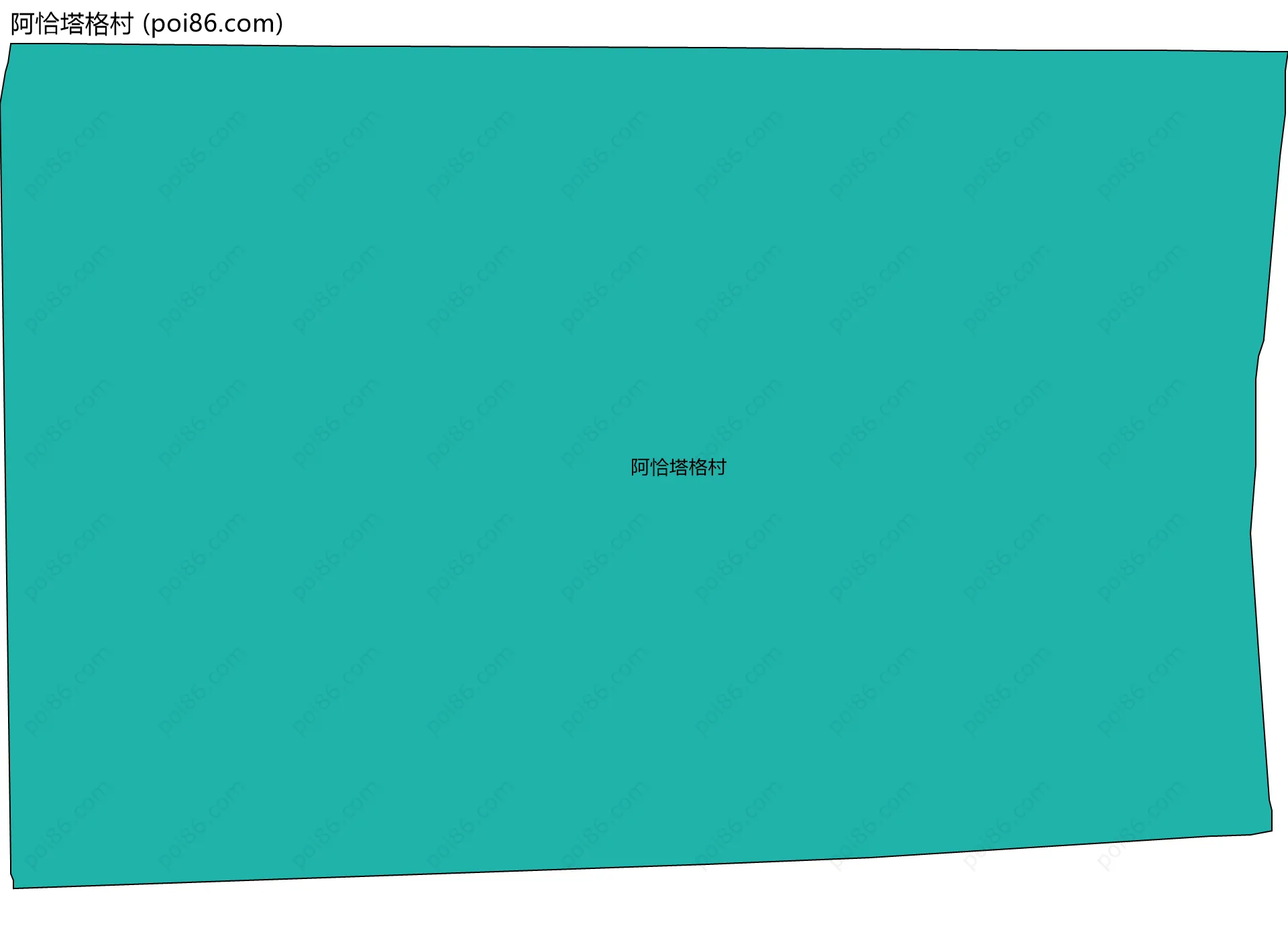 阿恰塔格村边界地图