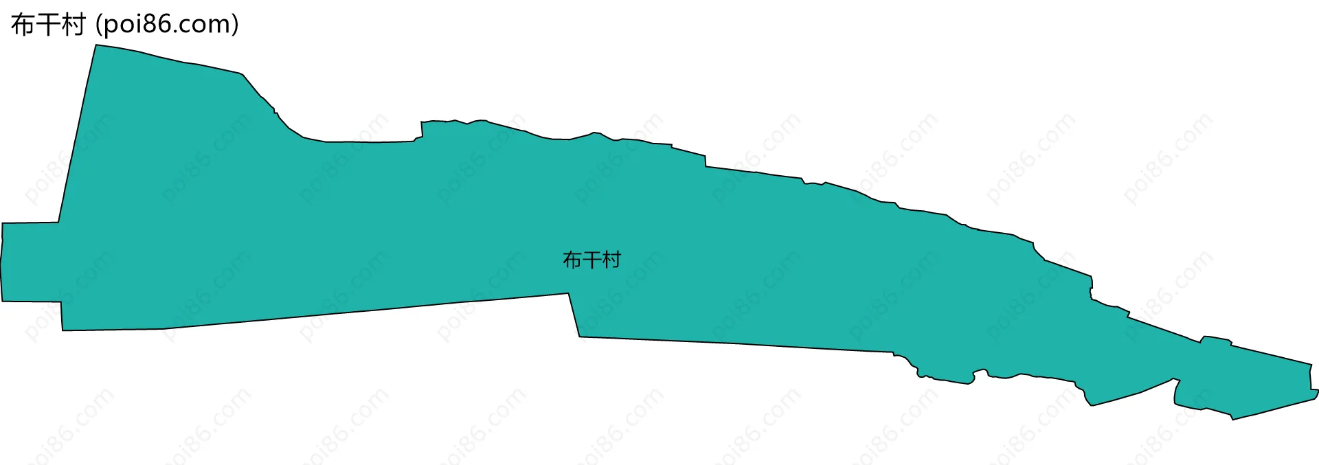布干村边界地图