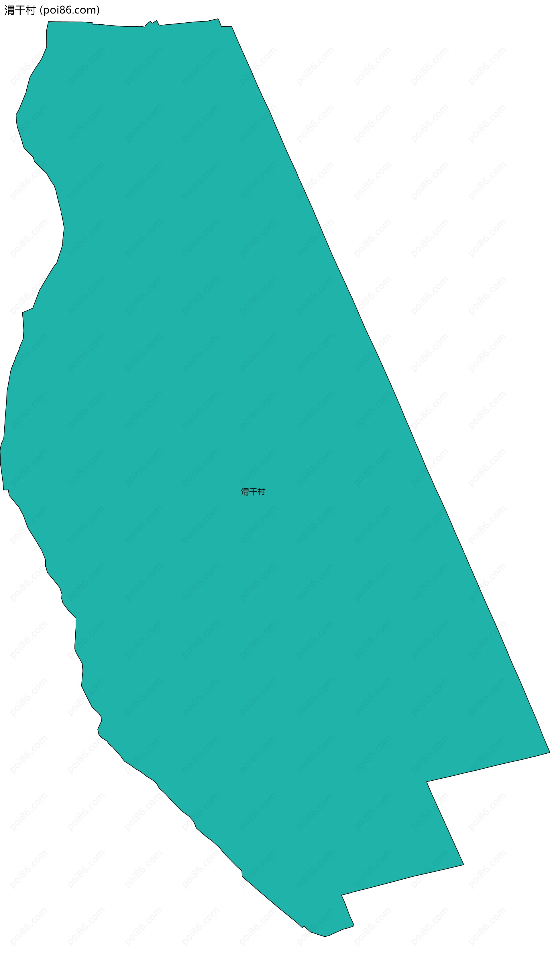 渭干村边界地图