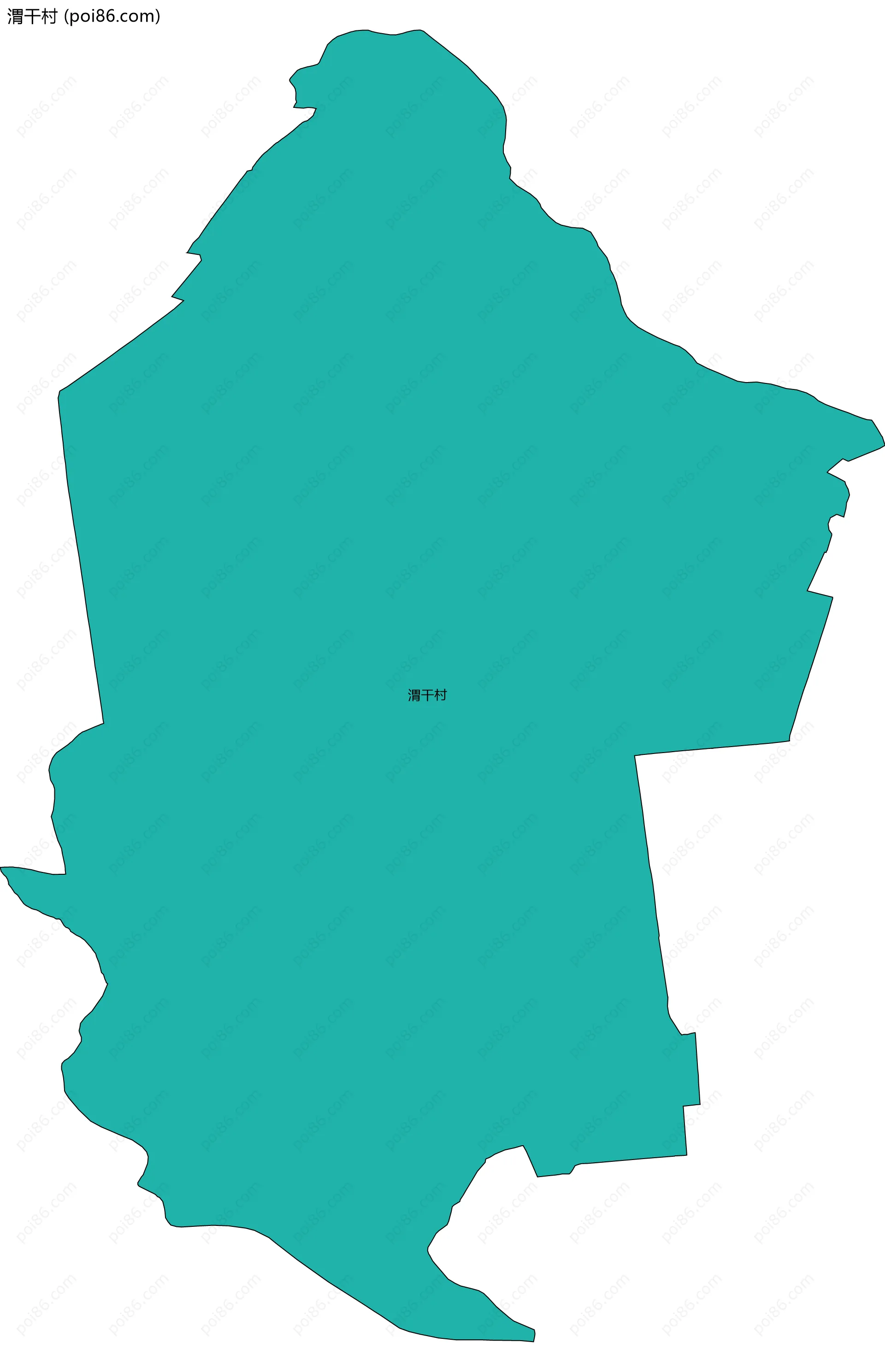 渭干村边界地图