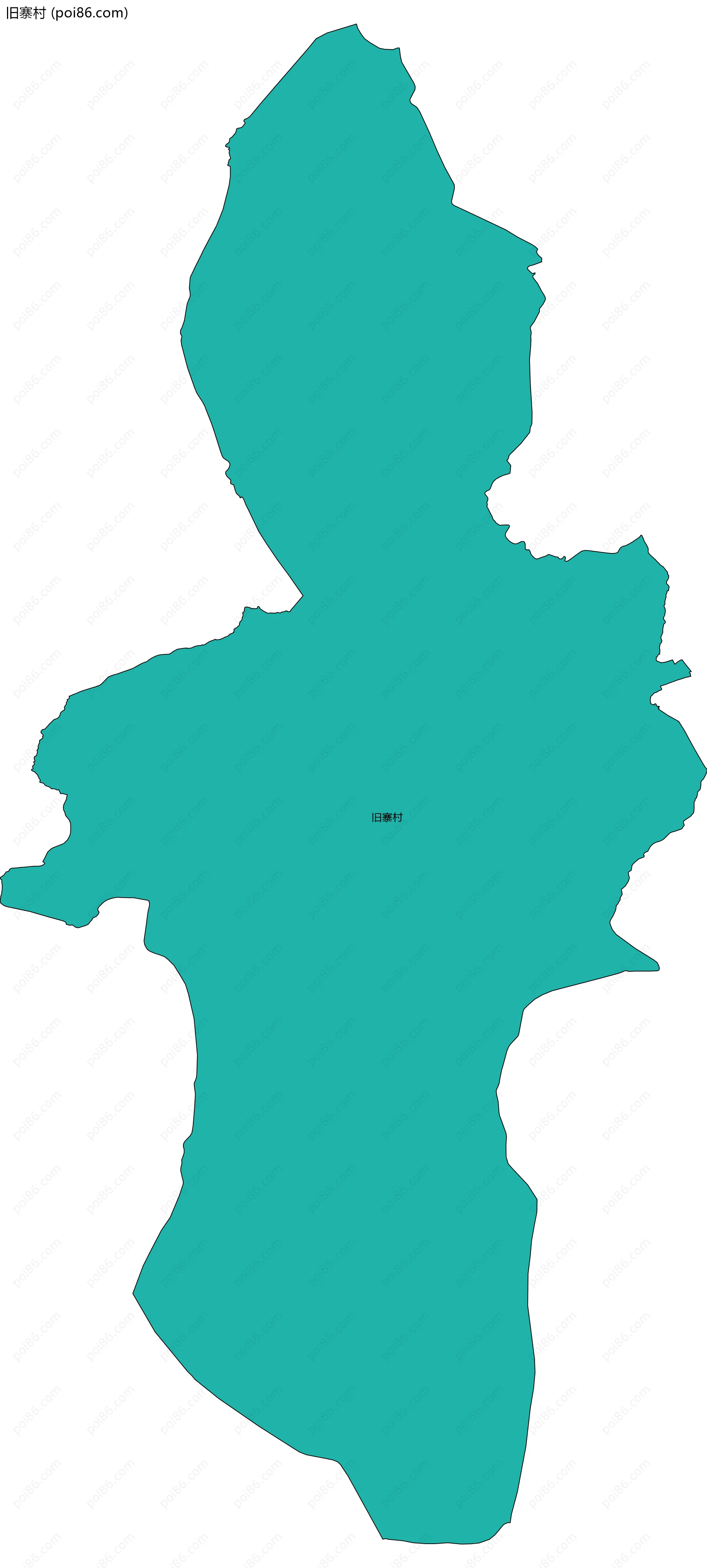 旧寨村边界地图