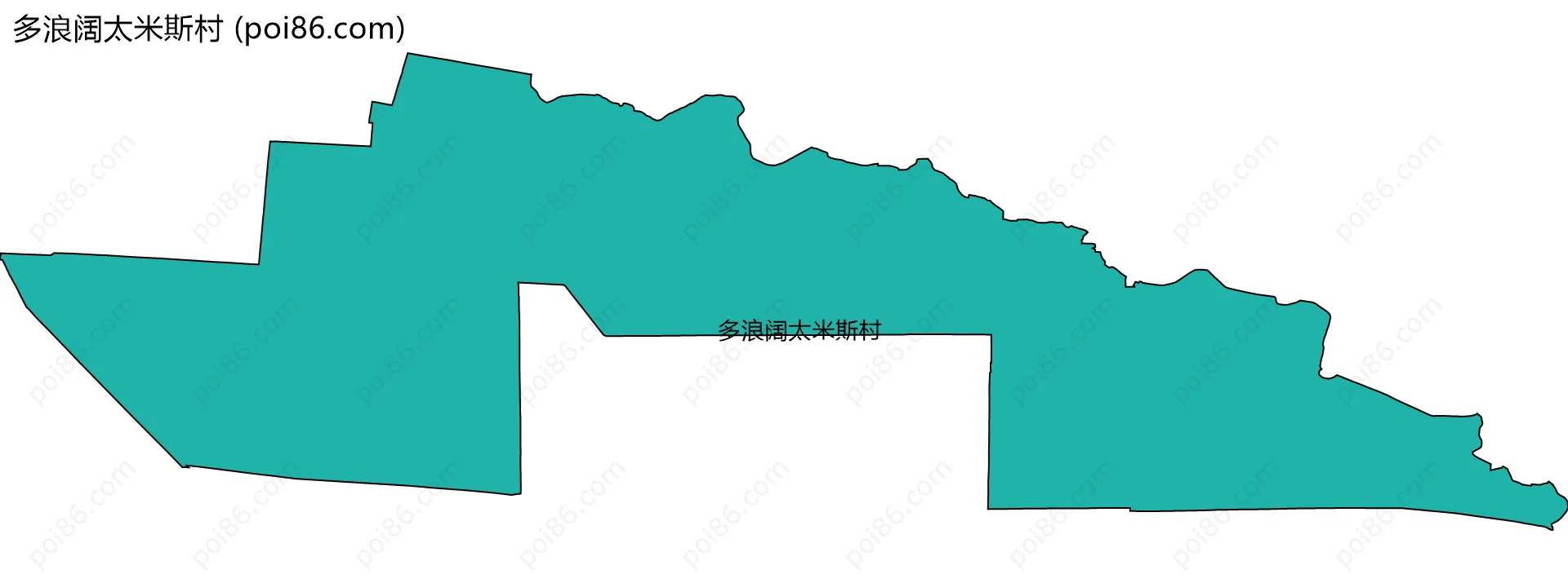 多浪阔太米斯村边界地图