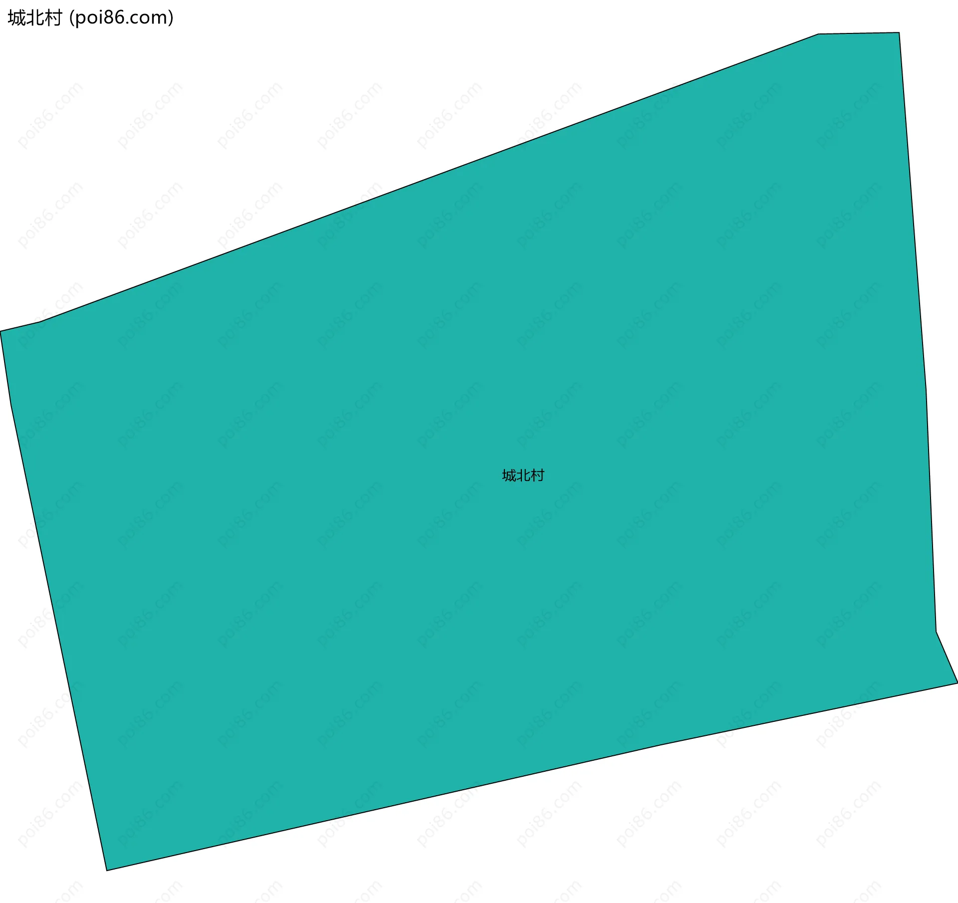 城北村边界地图