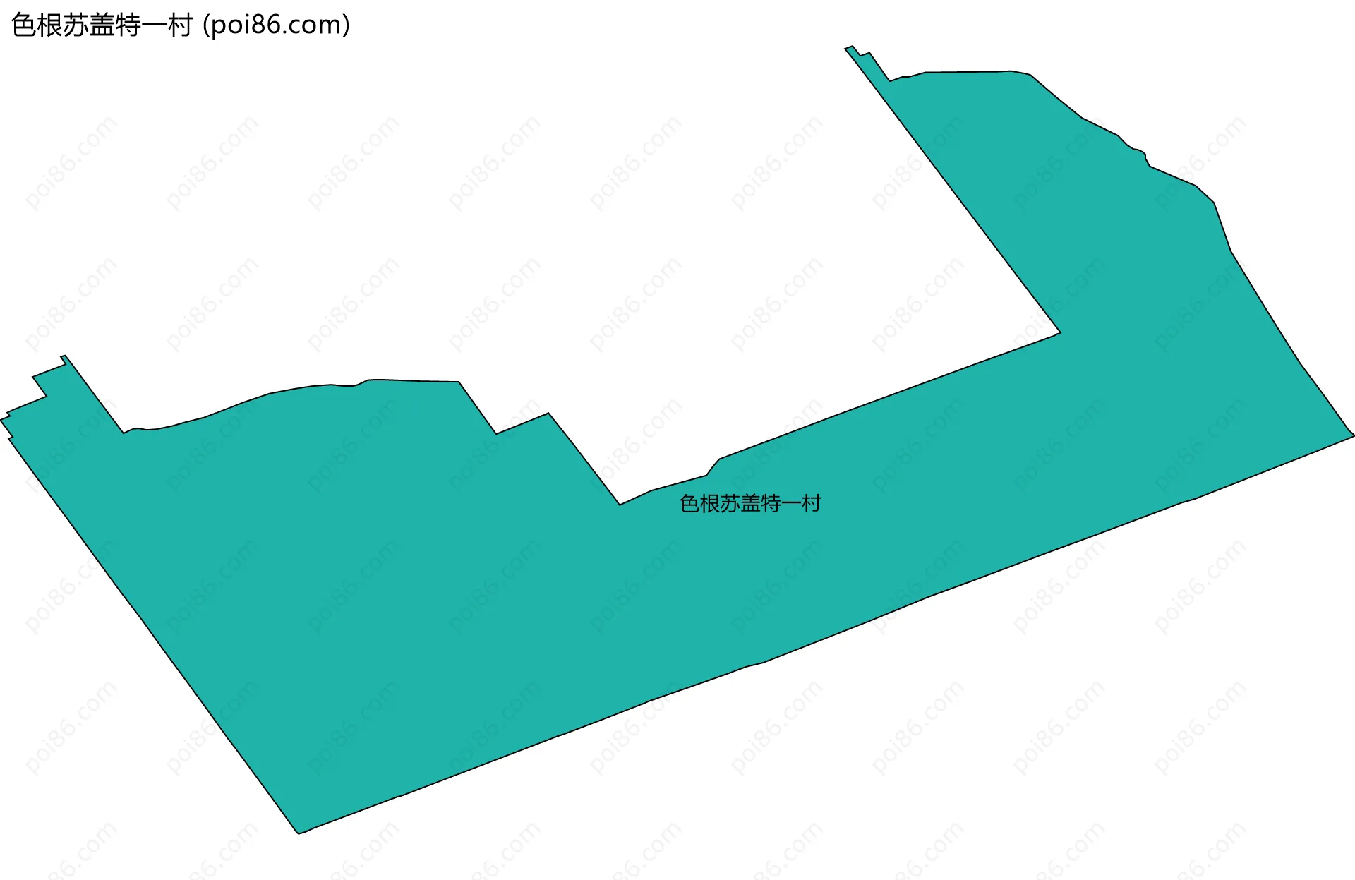 色根苏盖特一村边界地图