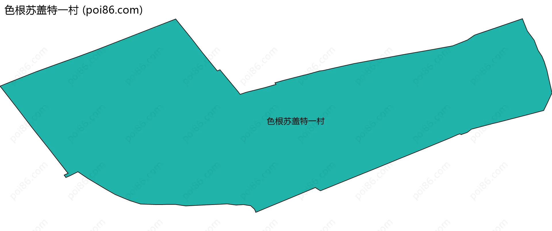 色根苏盖特一村边界地图