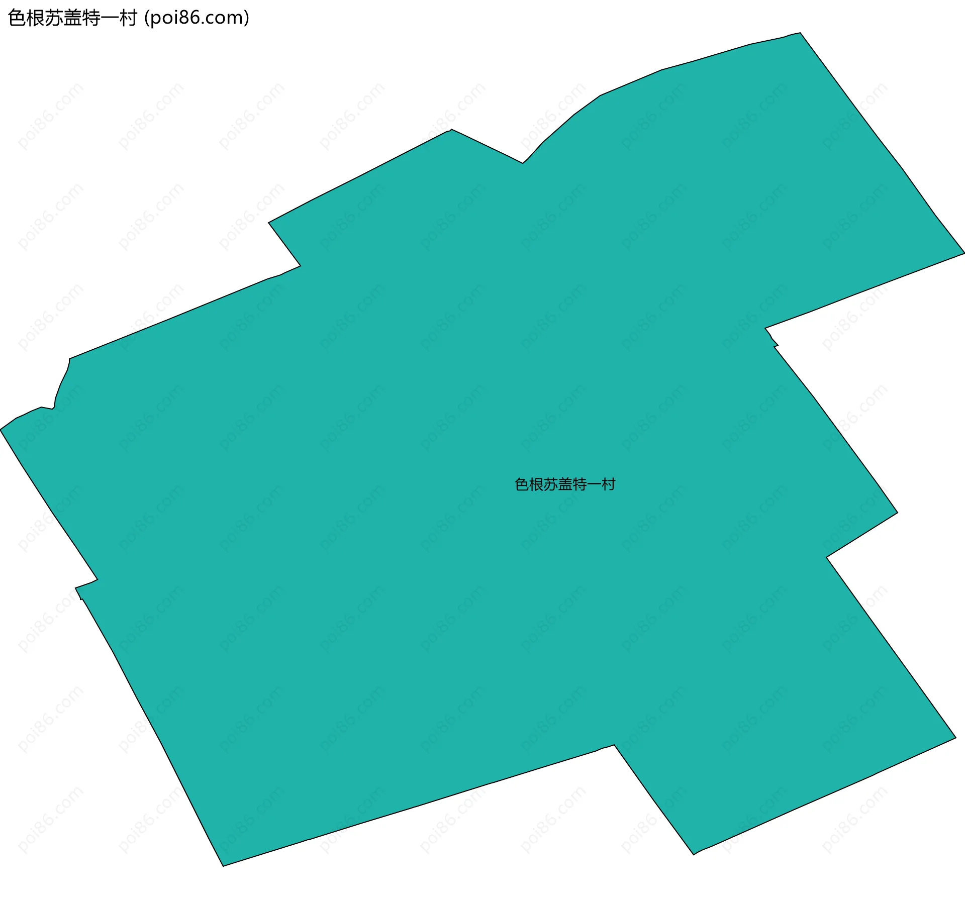 色根苏盖特一村边界地图