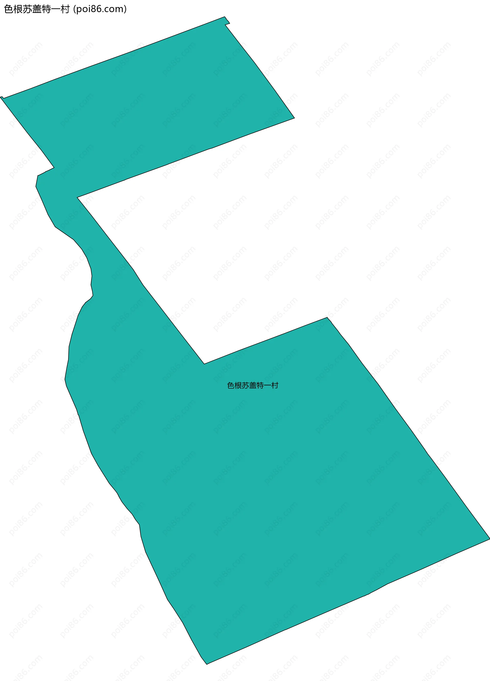 色根苏盖特一村边界地图