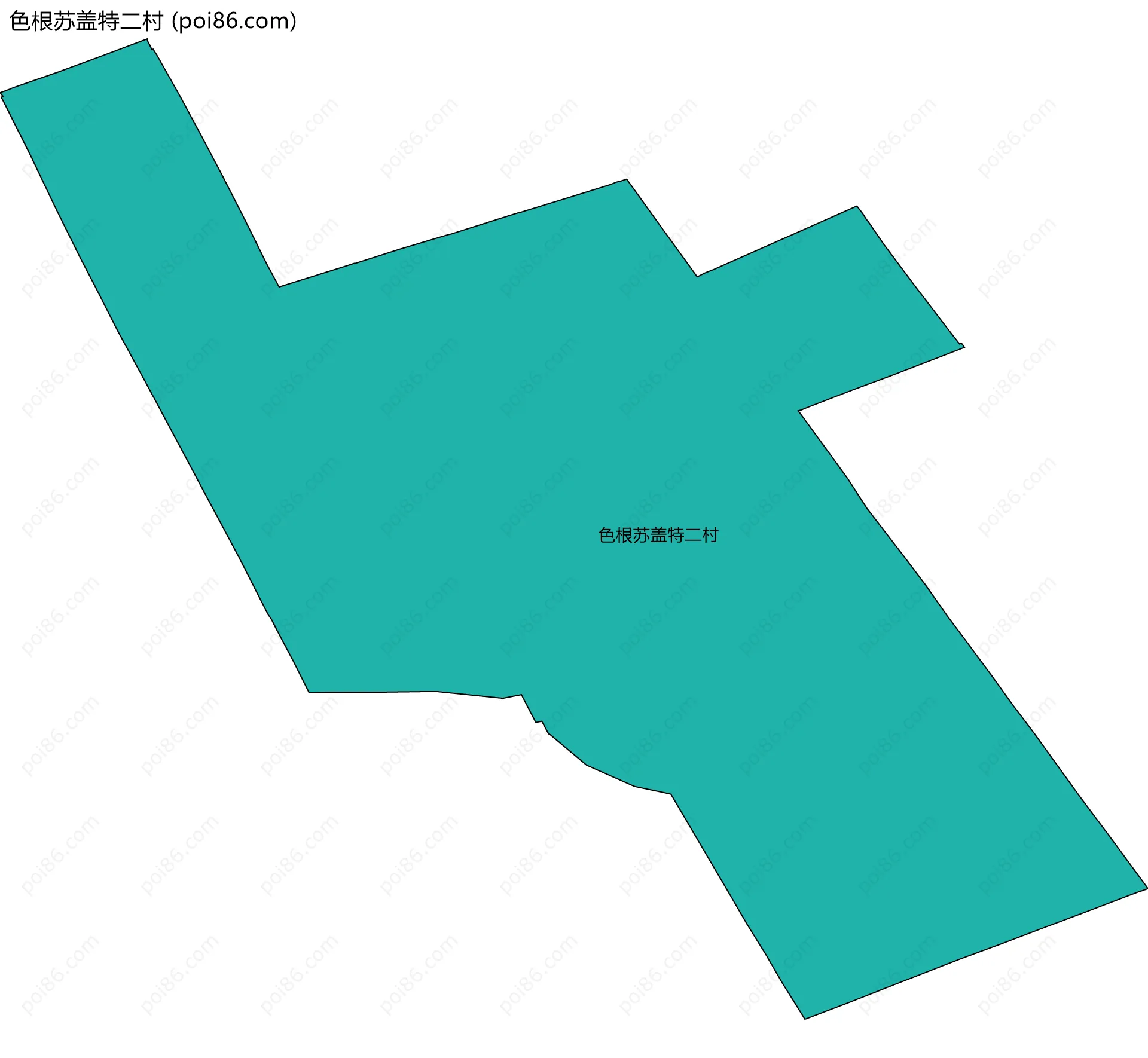 色根苏盖特二村边界地图