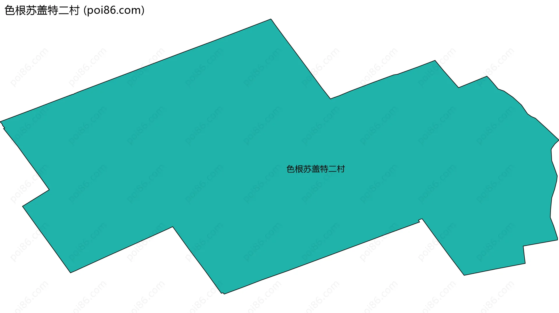 色根苏盖特二村边界地图