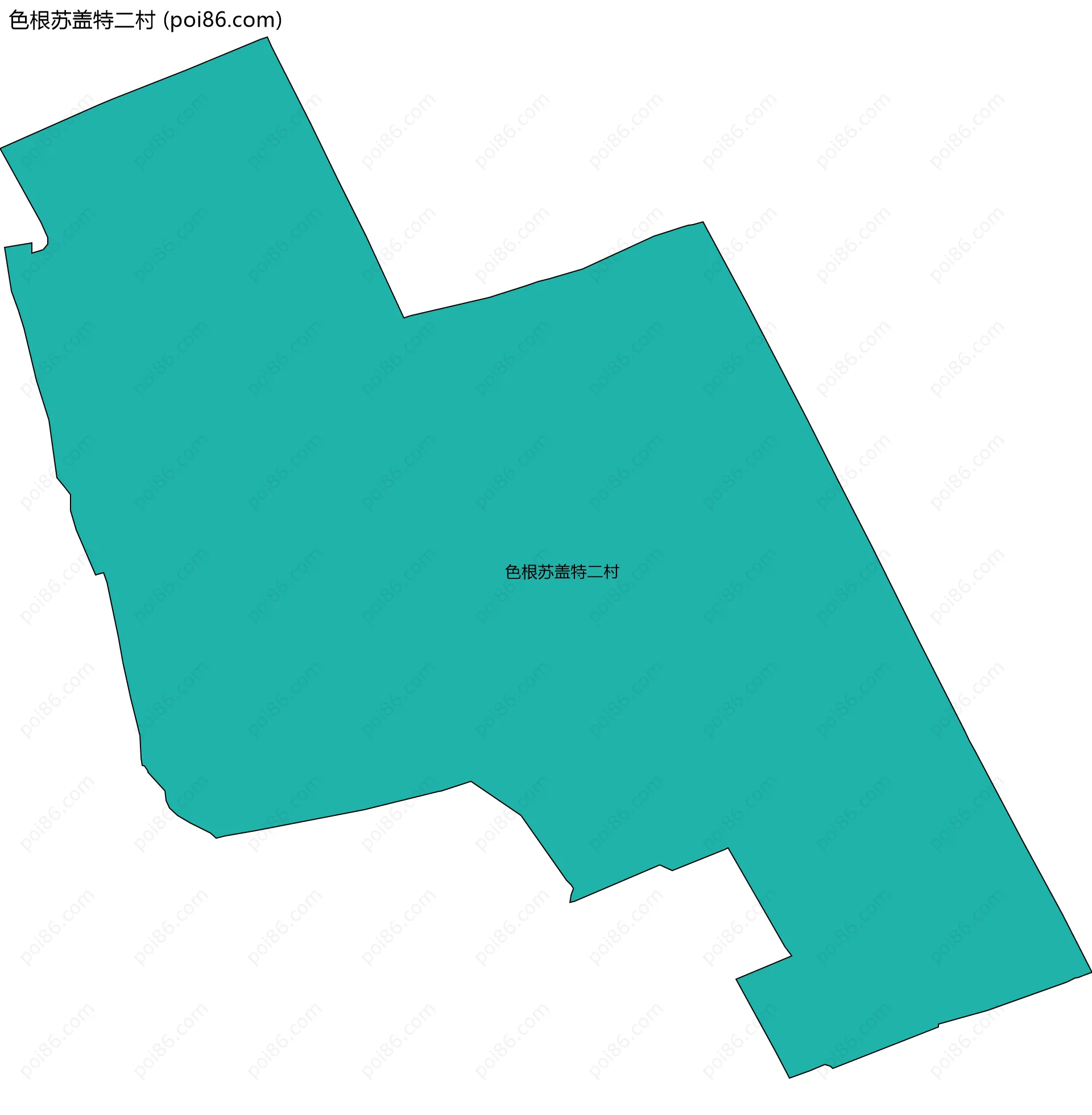 色根苏盖特二村边界地图