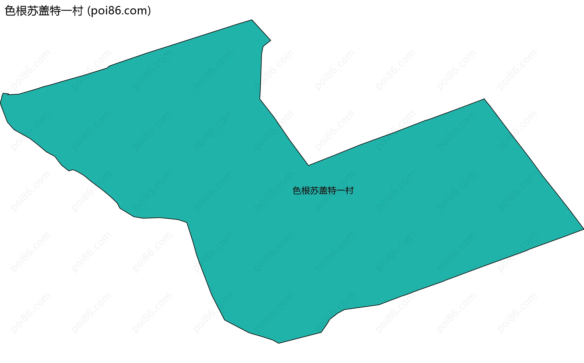 色根苏盖特一村边界地图