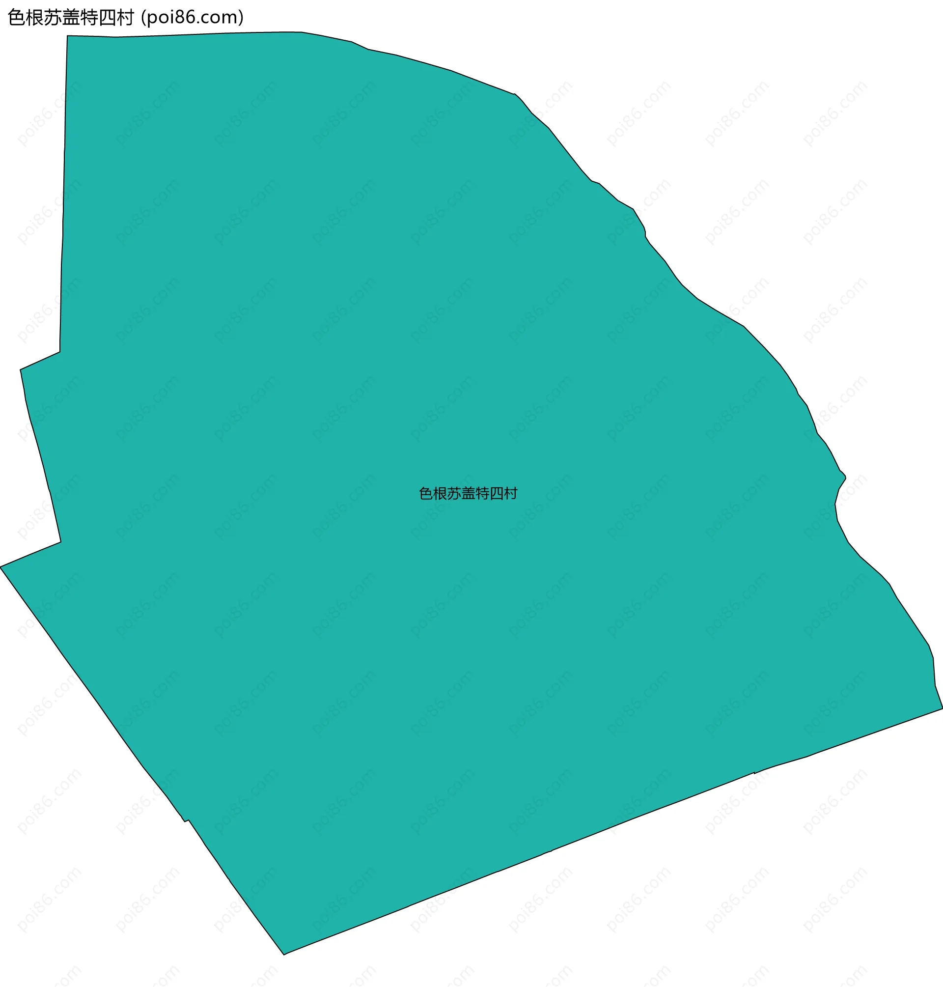 色根苏盖特四村边界地图