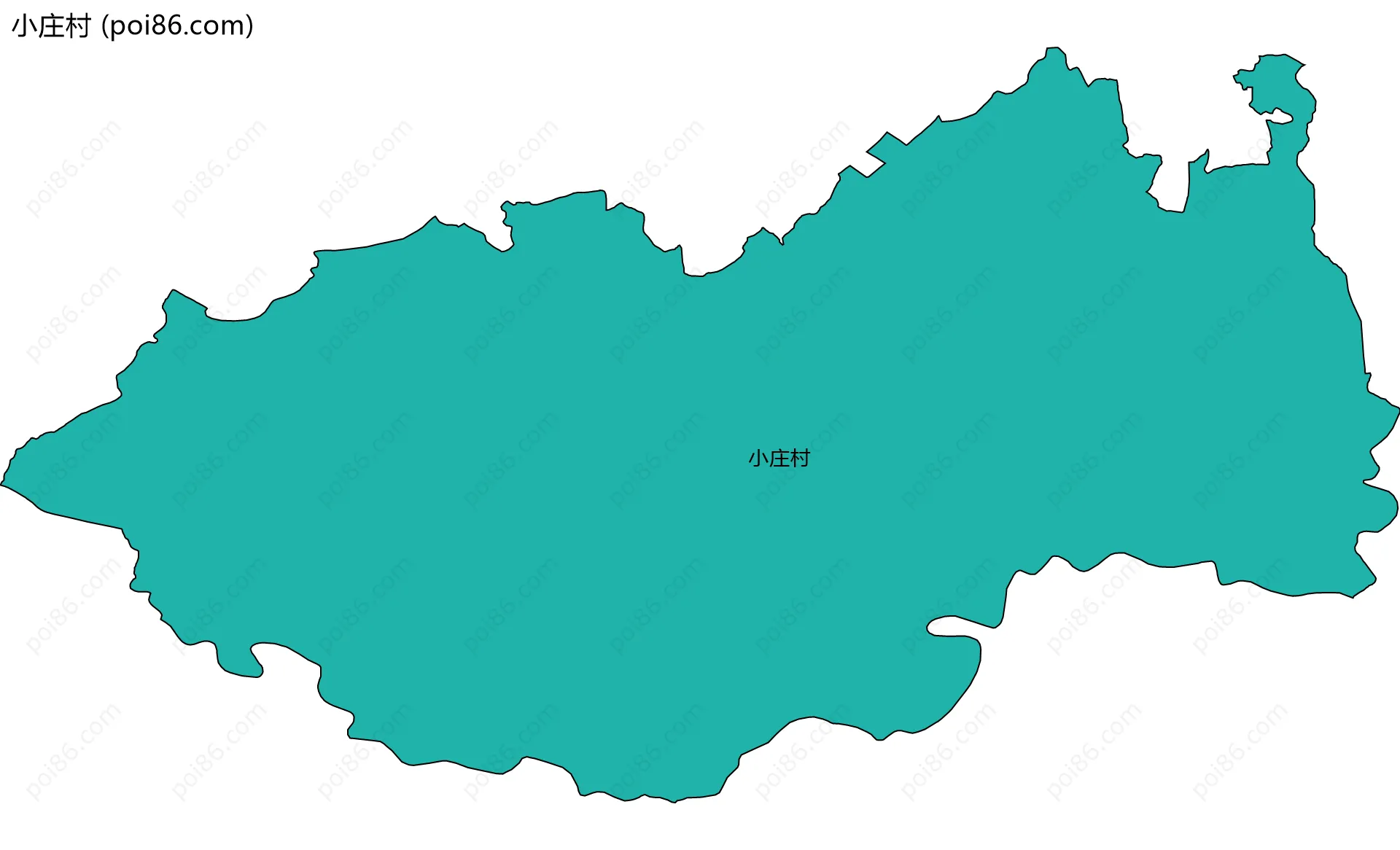 小庄村边界地图