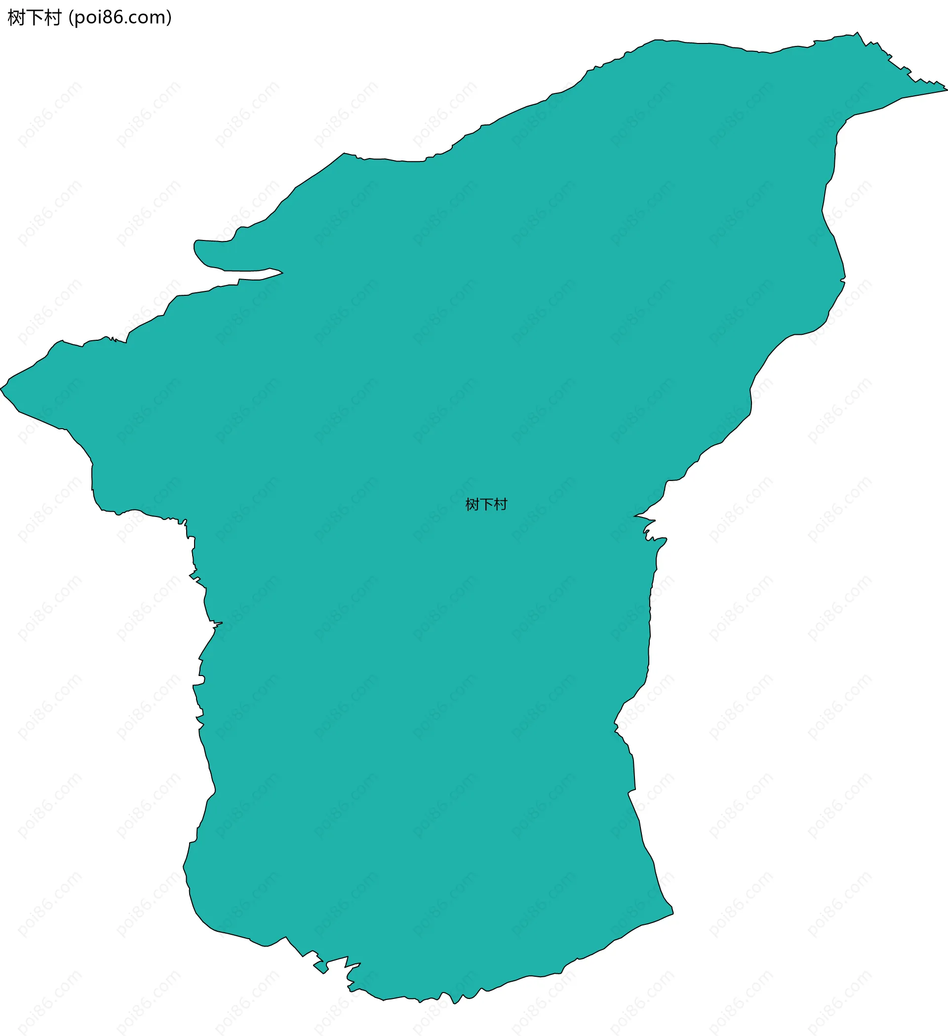 树下村边界地图