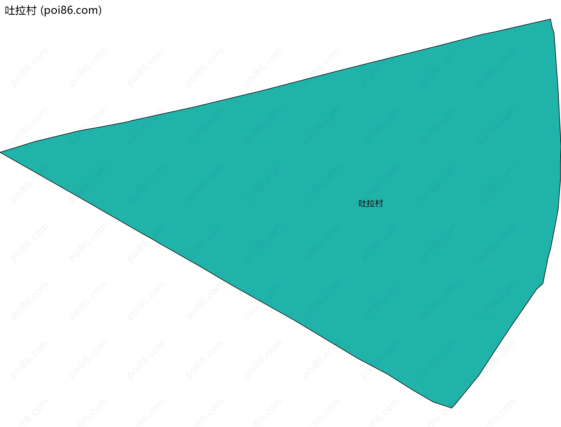 吐拉村边界地图