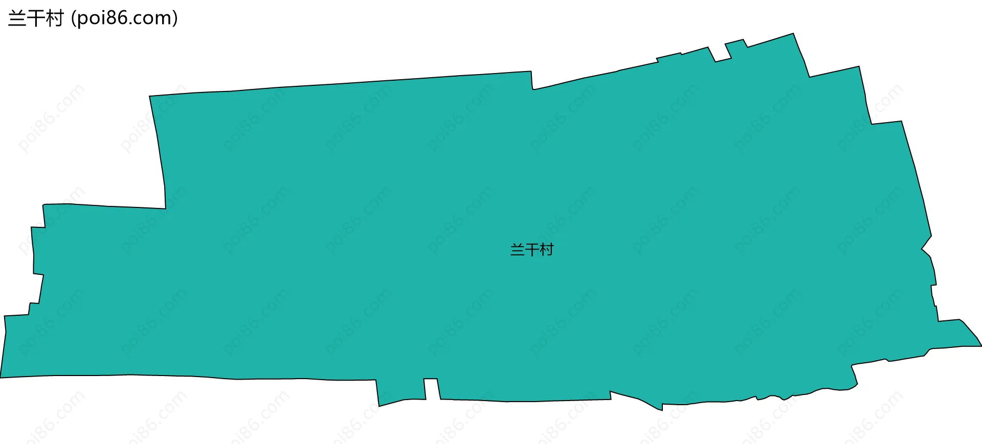 兰干村边界地图