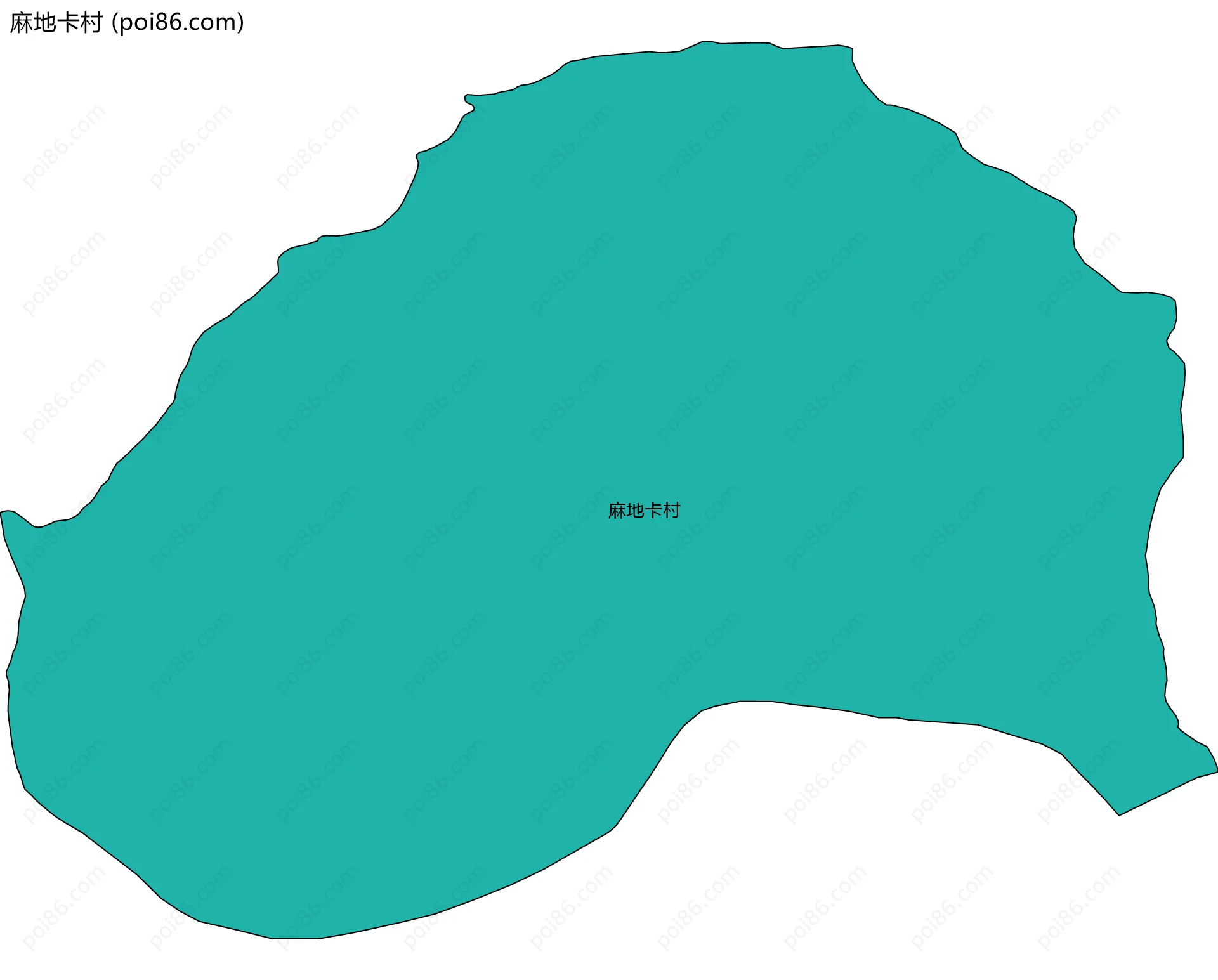 麻地卡村边界地图