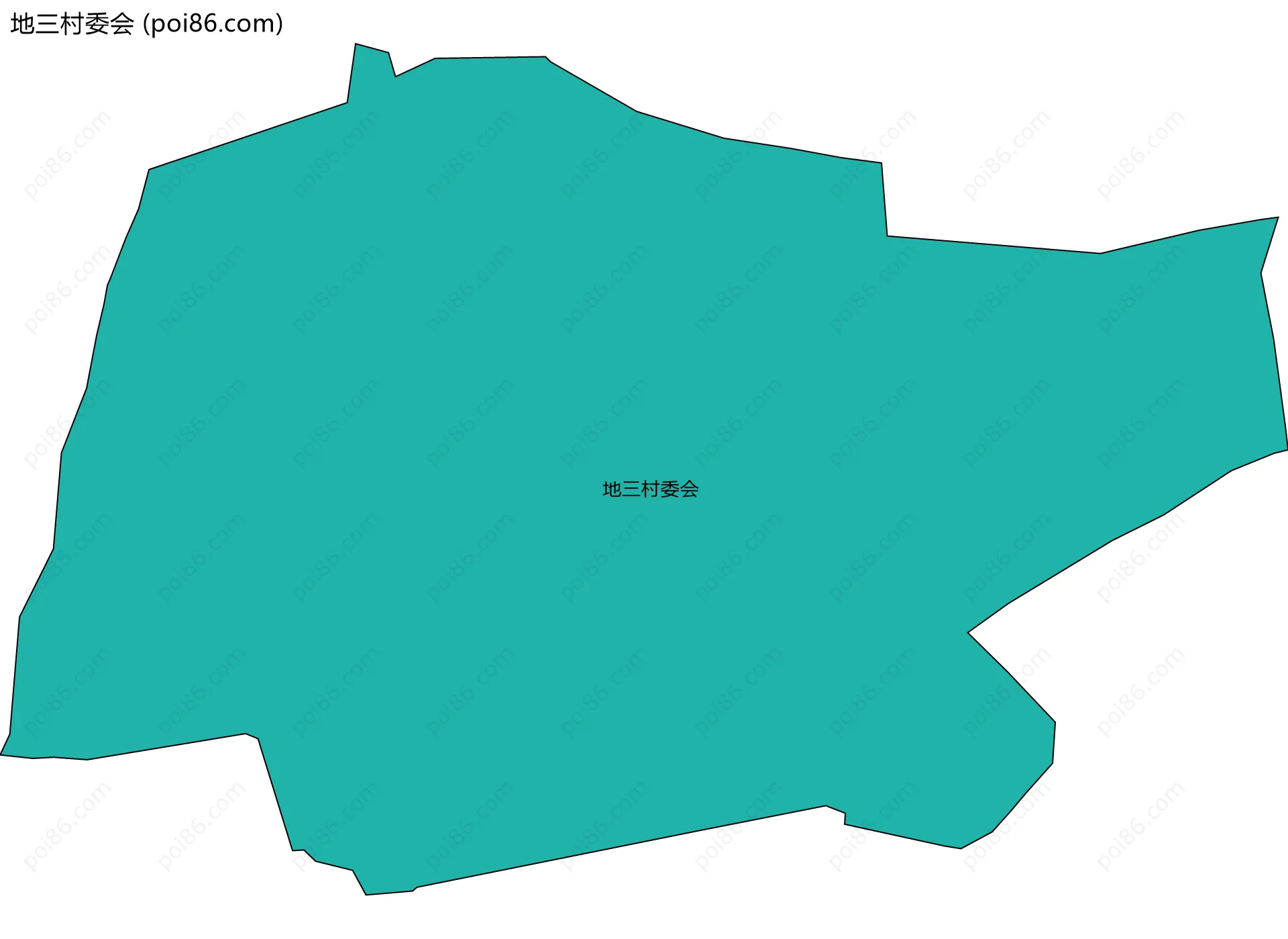 地三村委会边界地图