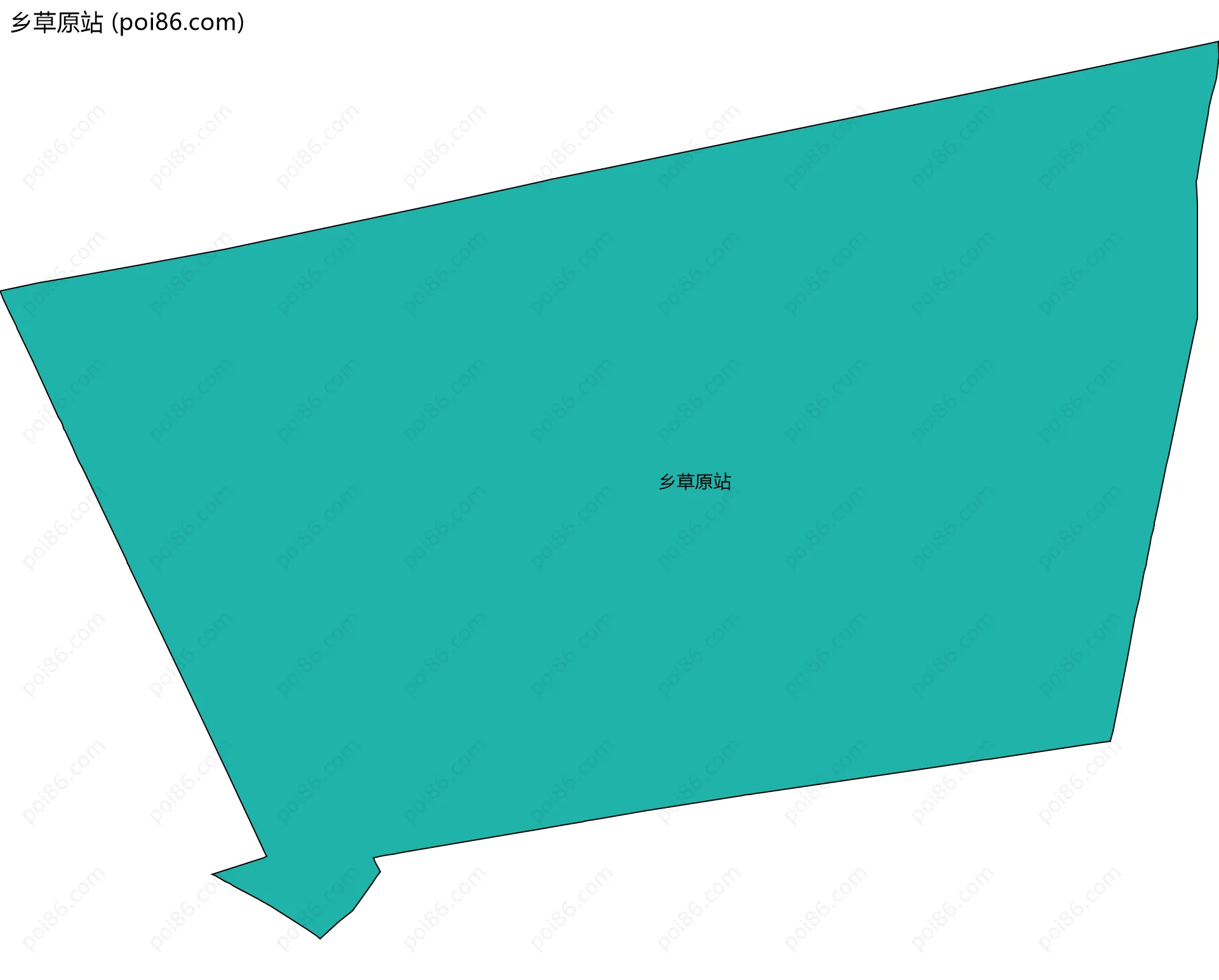 乡草原站边界地图