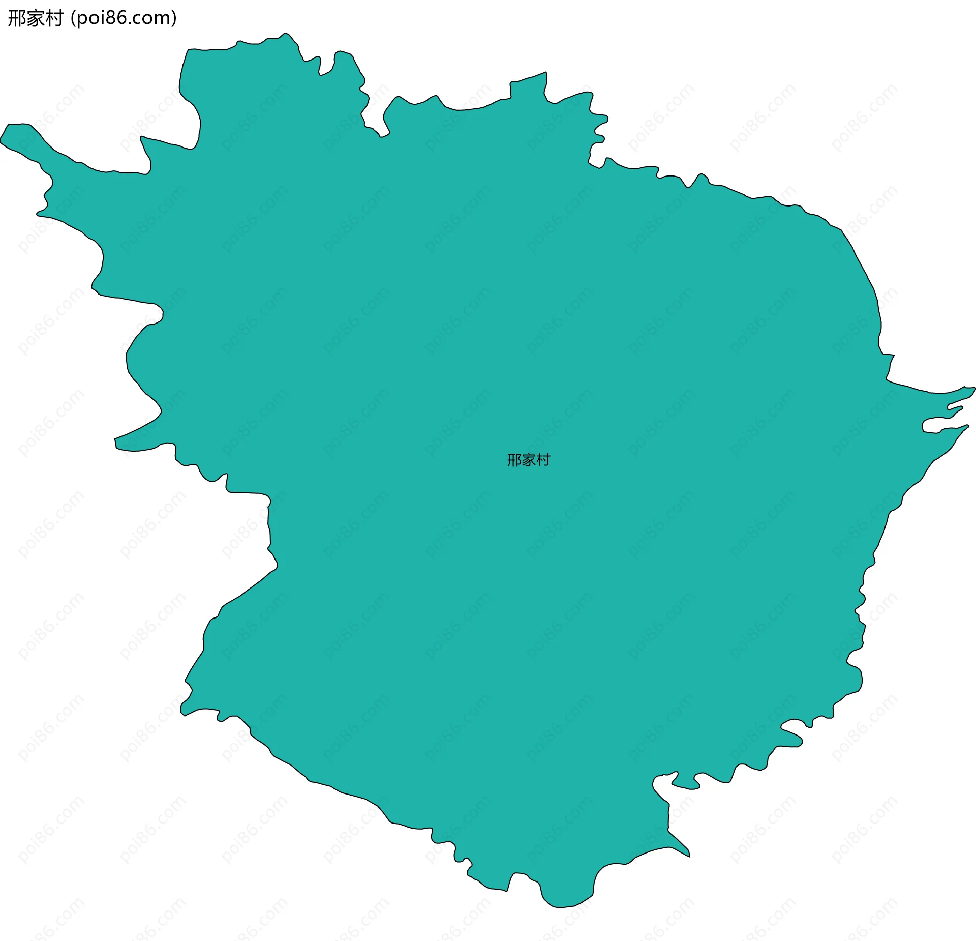 邢家村边界地图