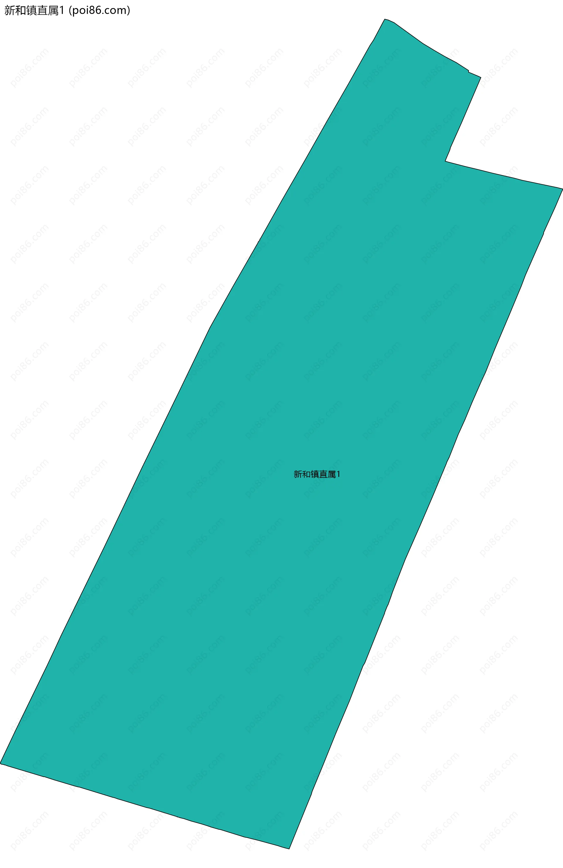 新和镇直属1边界地图