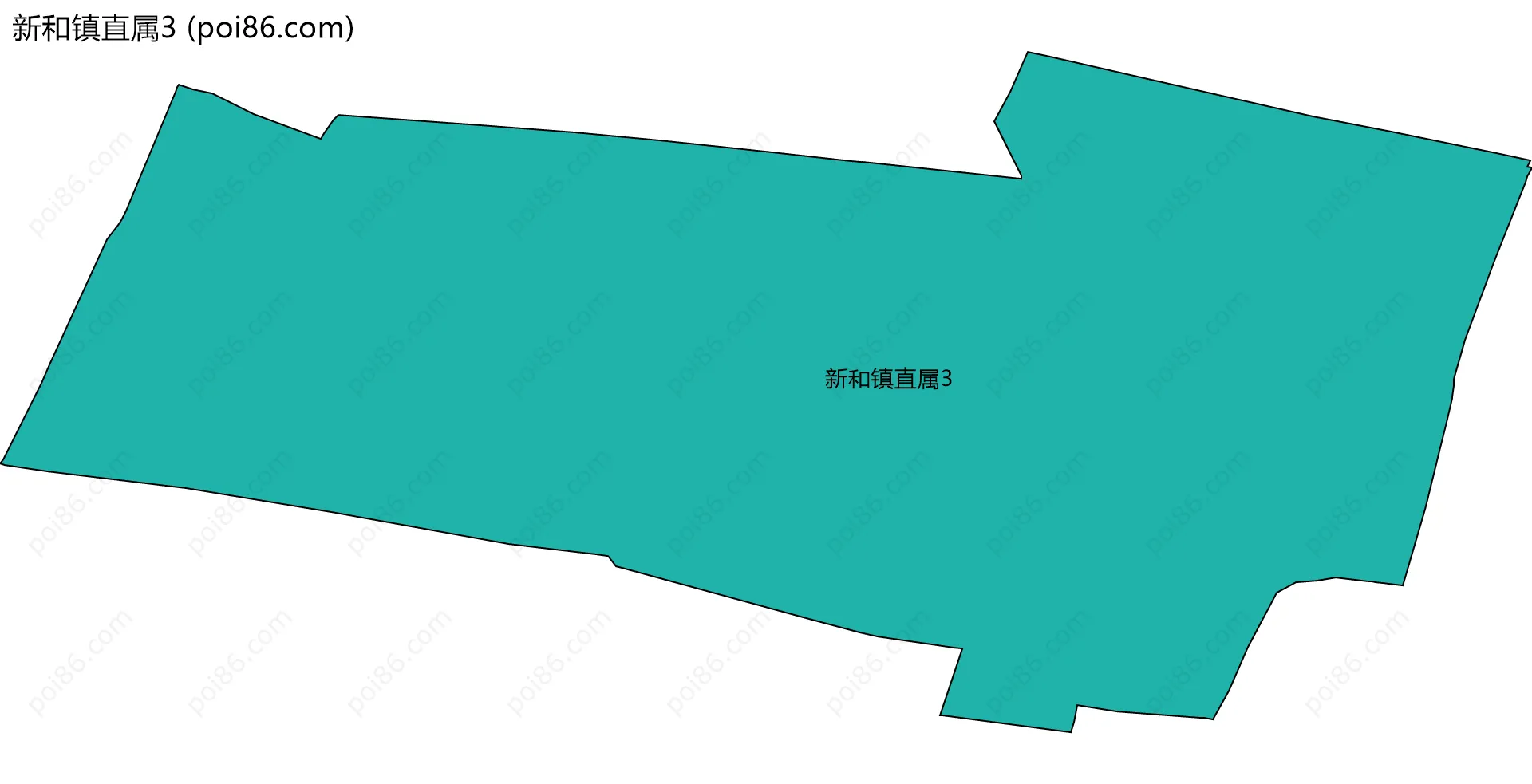 新和镇直属3边界地图