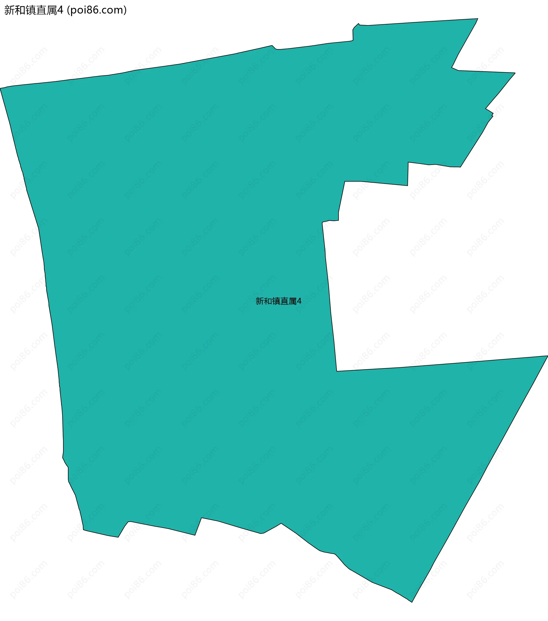 新和镇直属4边界地图