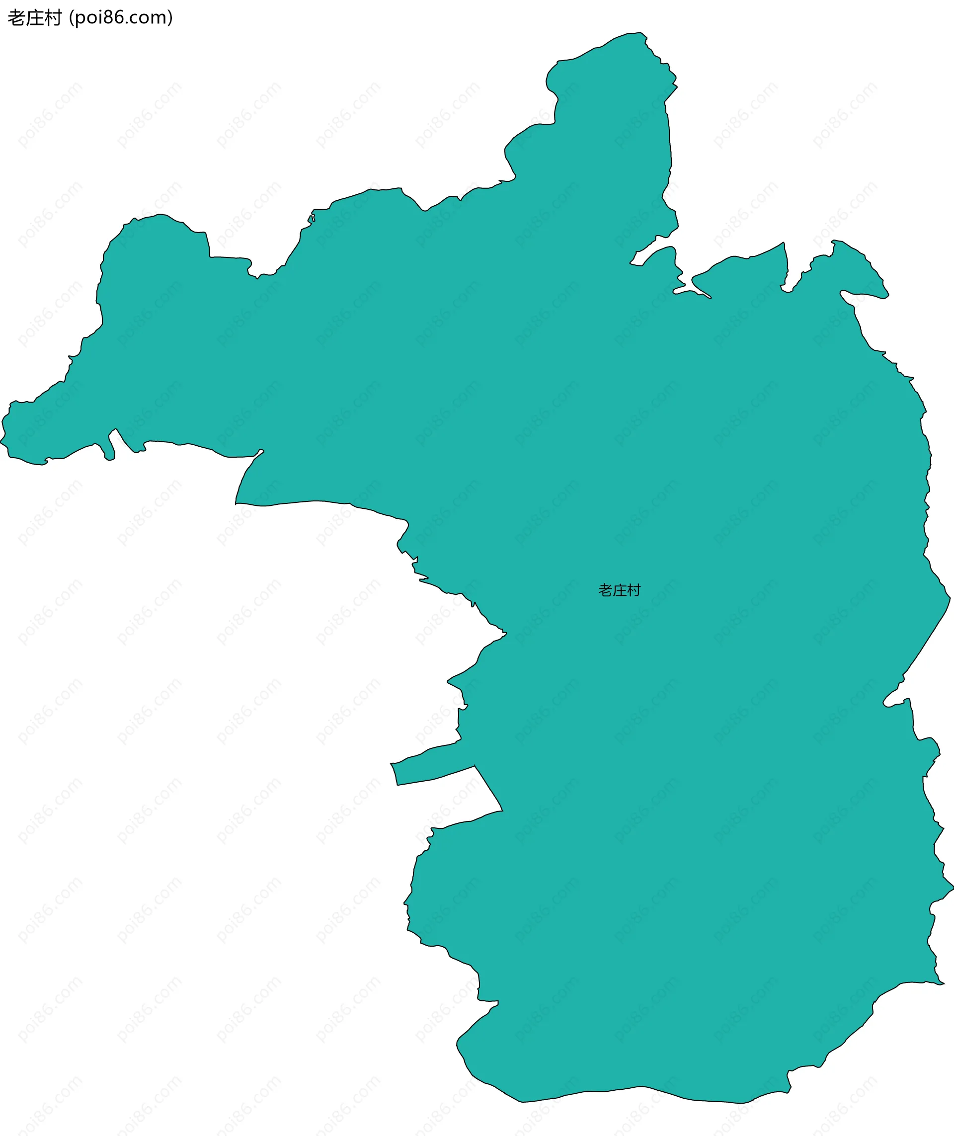 老庄村边界地图