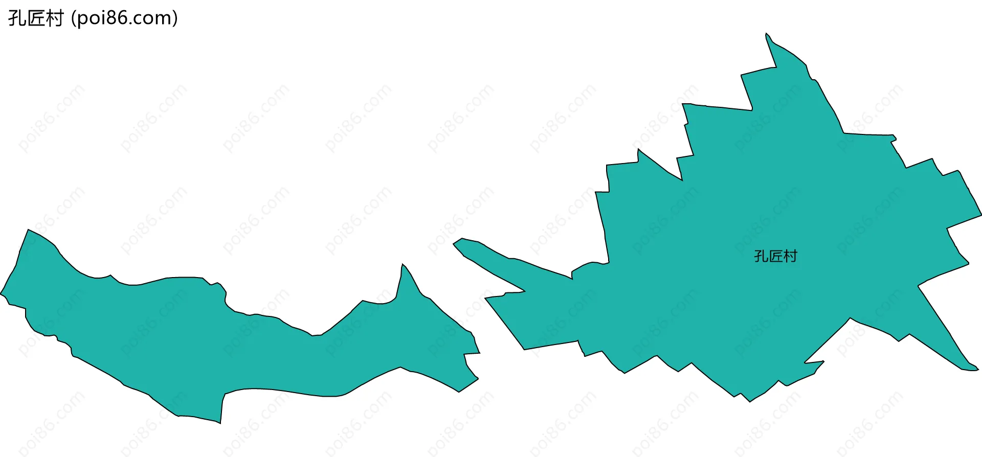 孔匠村边界地图