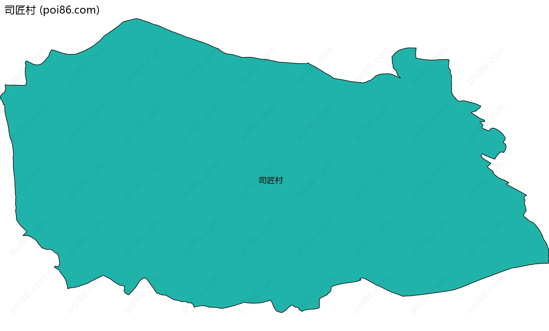 司匠村边界地图