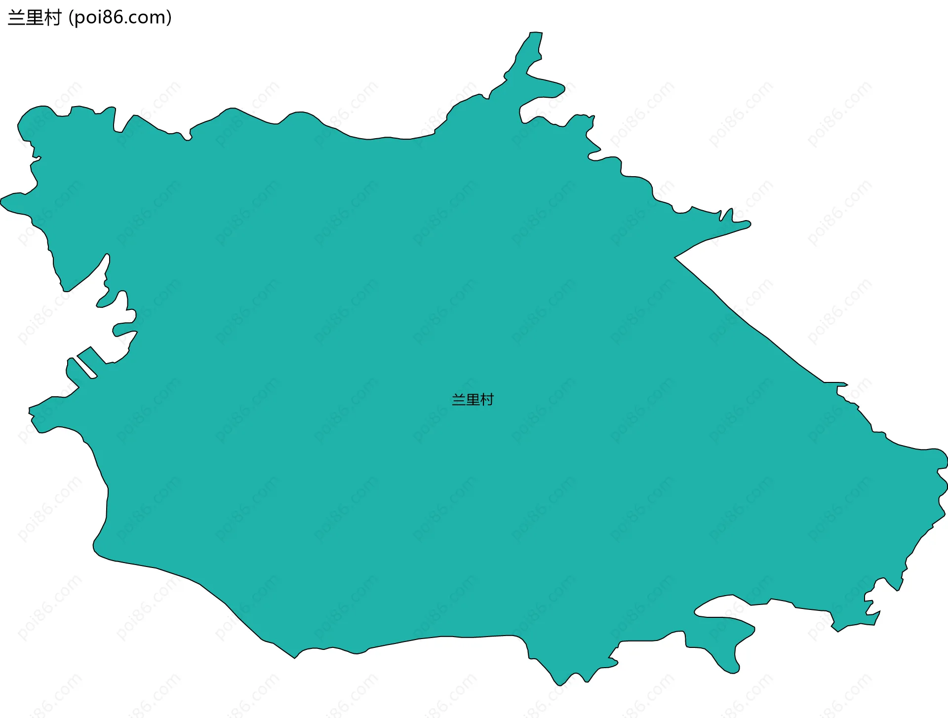 兰里村边界地图