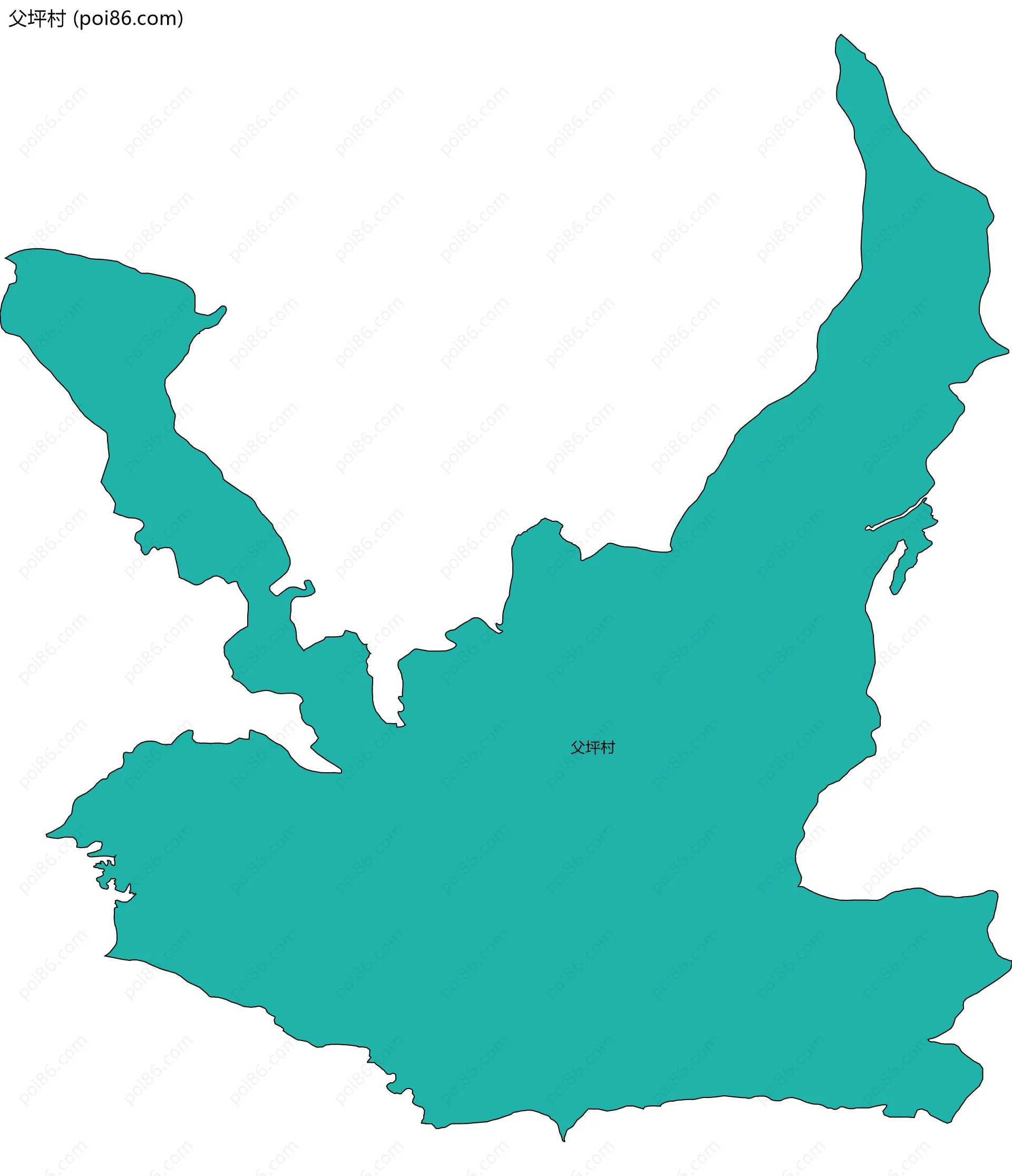 父坪村边界地图