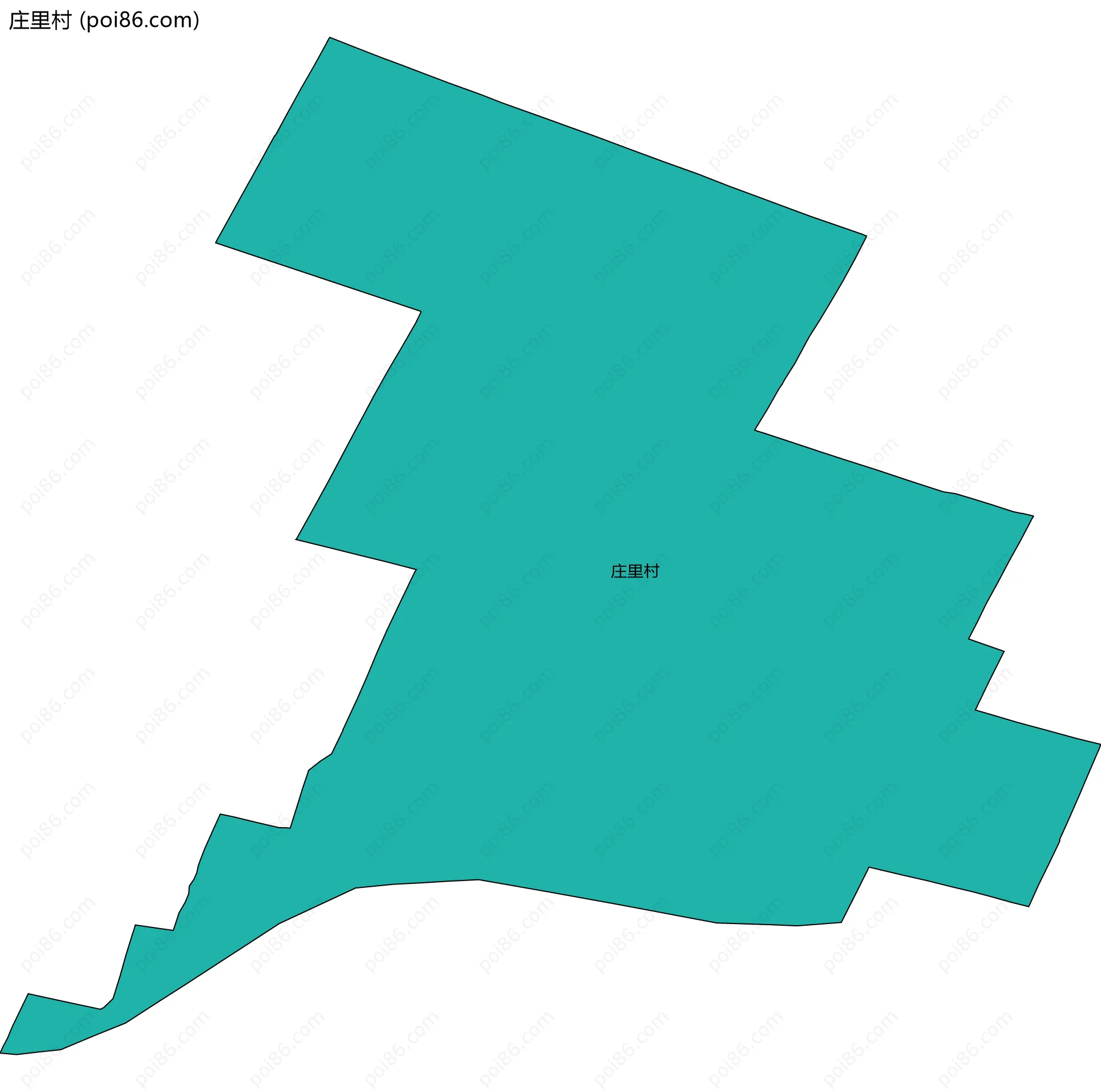 庄里村边界地图