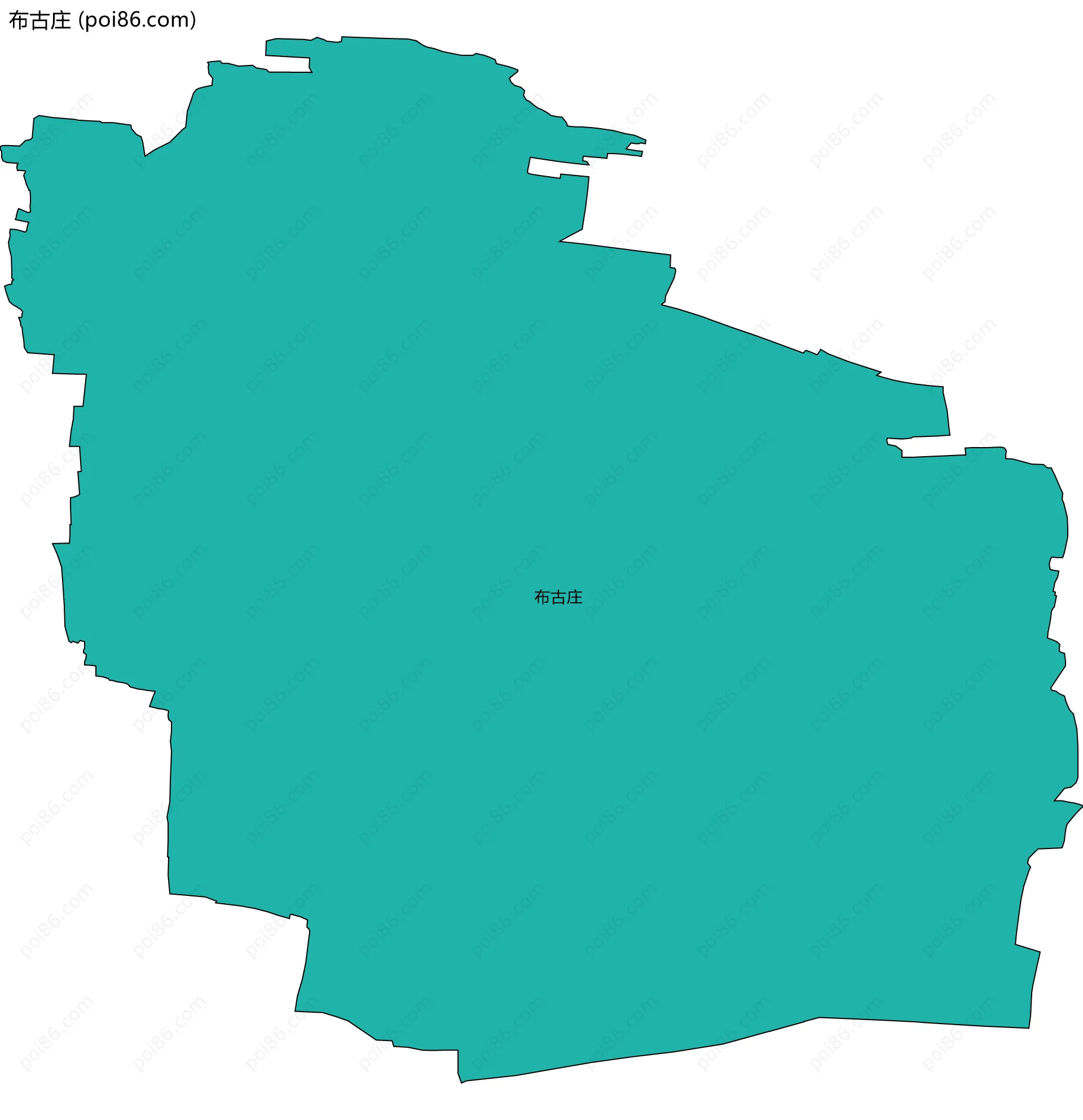 布古庄边界地图