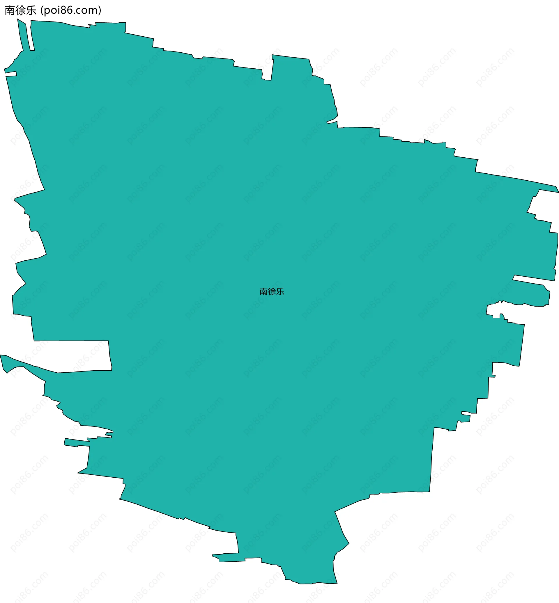 南徐乐边界地图