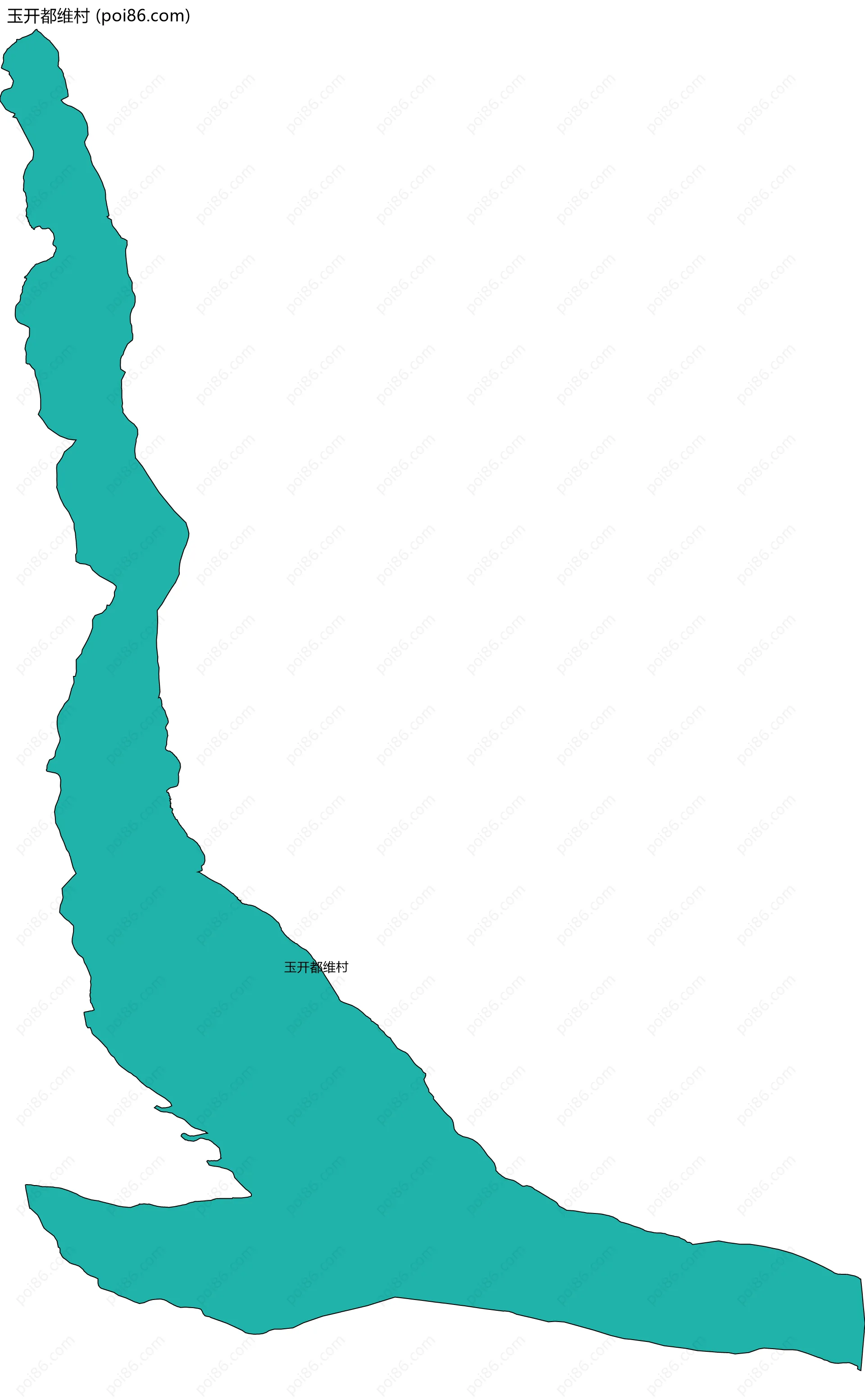 玉开都维村边界地图