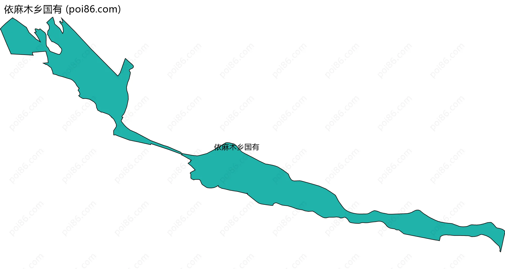 依麻木乡国有边界地图