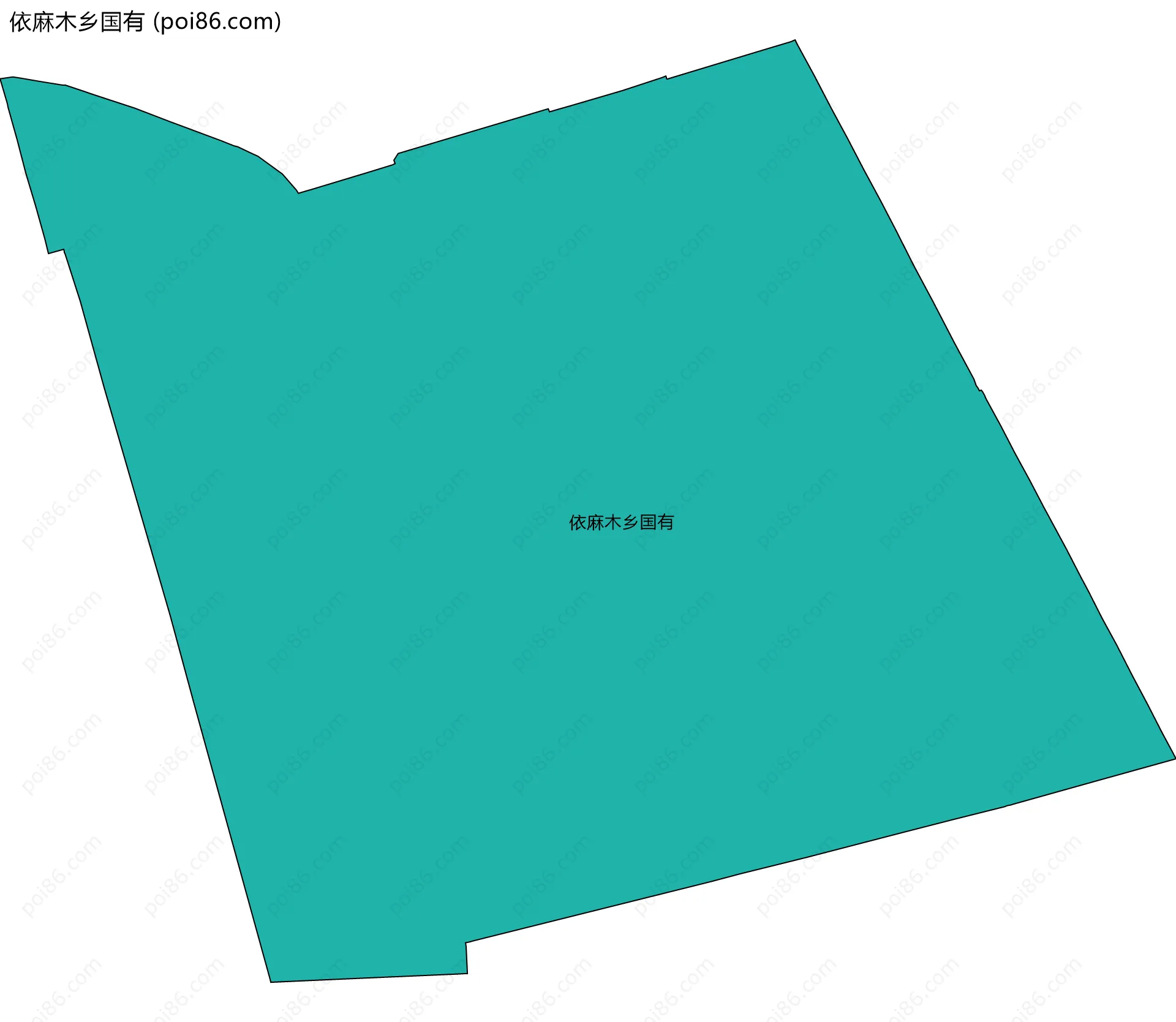 依麻木乡国有边界地图