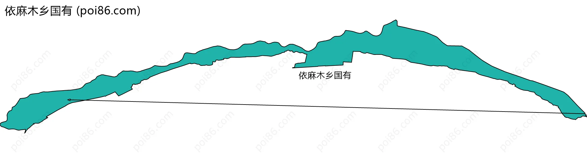 依麻木乡国有边界地图