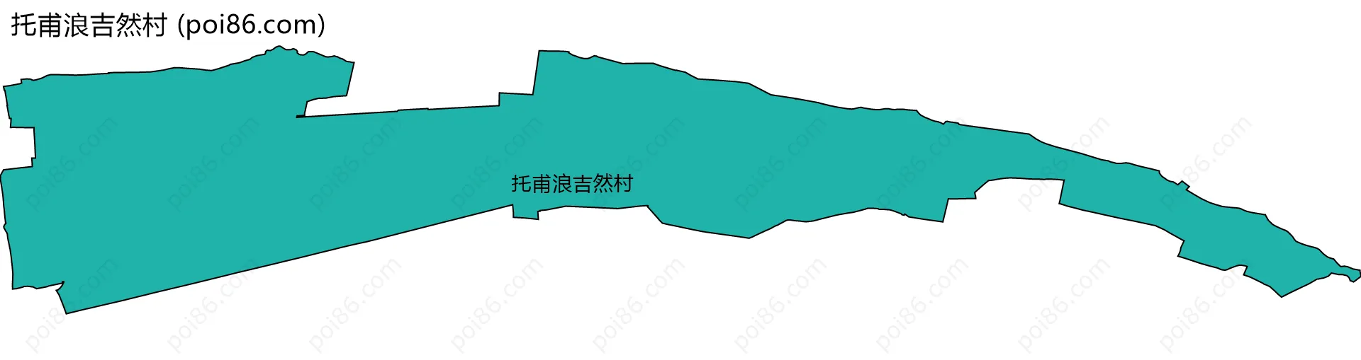 托甫浪吉然村边界地图