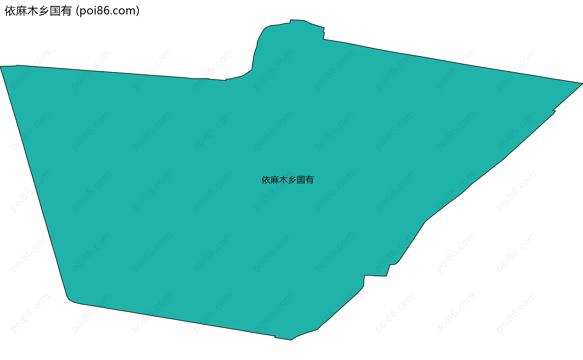 依麻木乡国有边界地图
