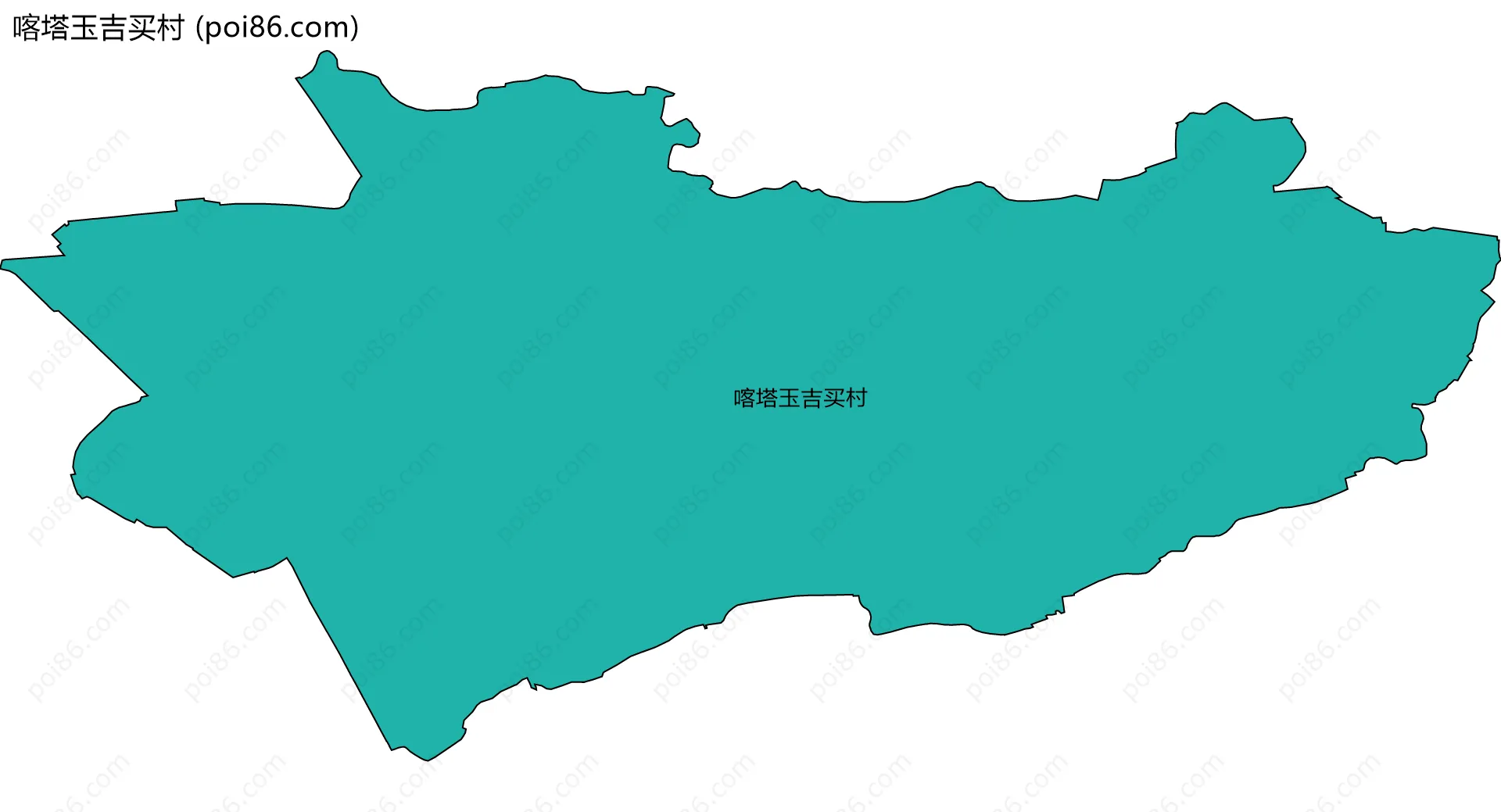 喀塔玉吉买村边界地图