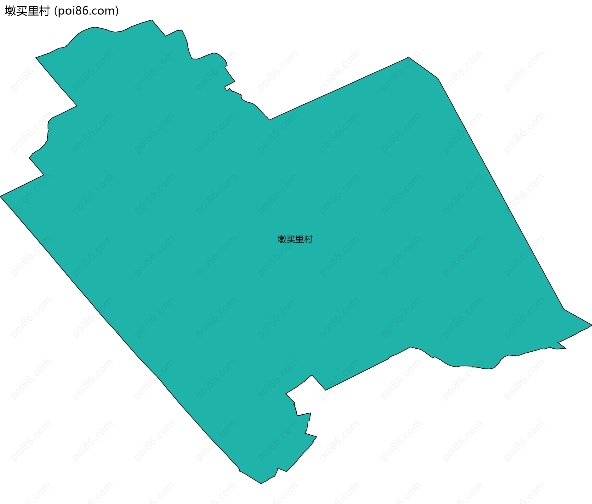 墩买里村边界地图