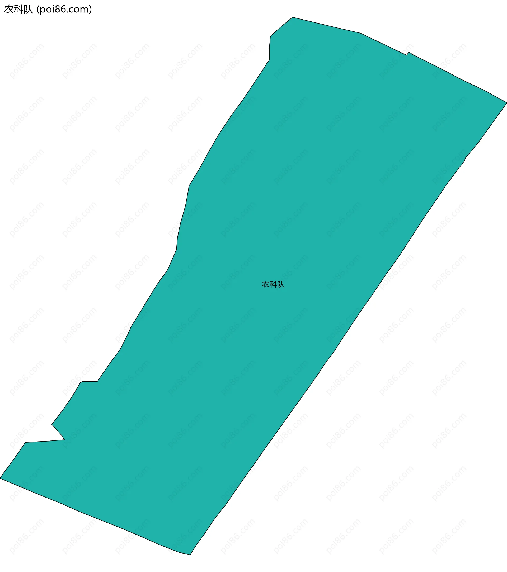 农科队边界地图