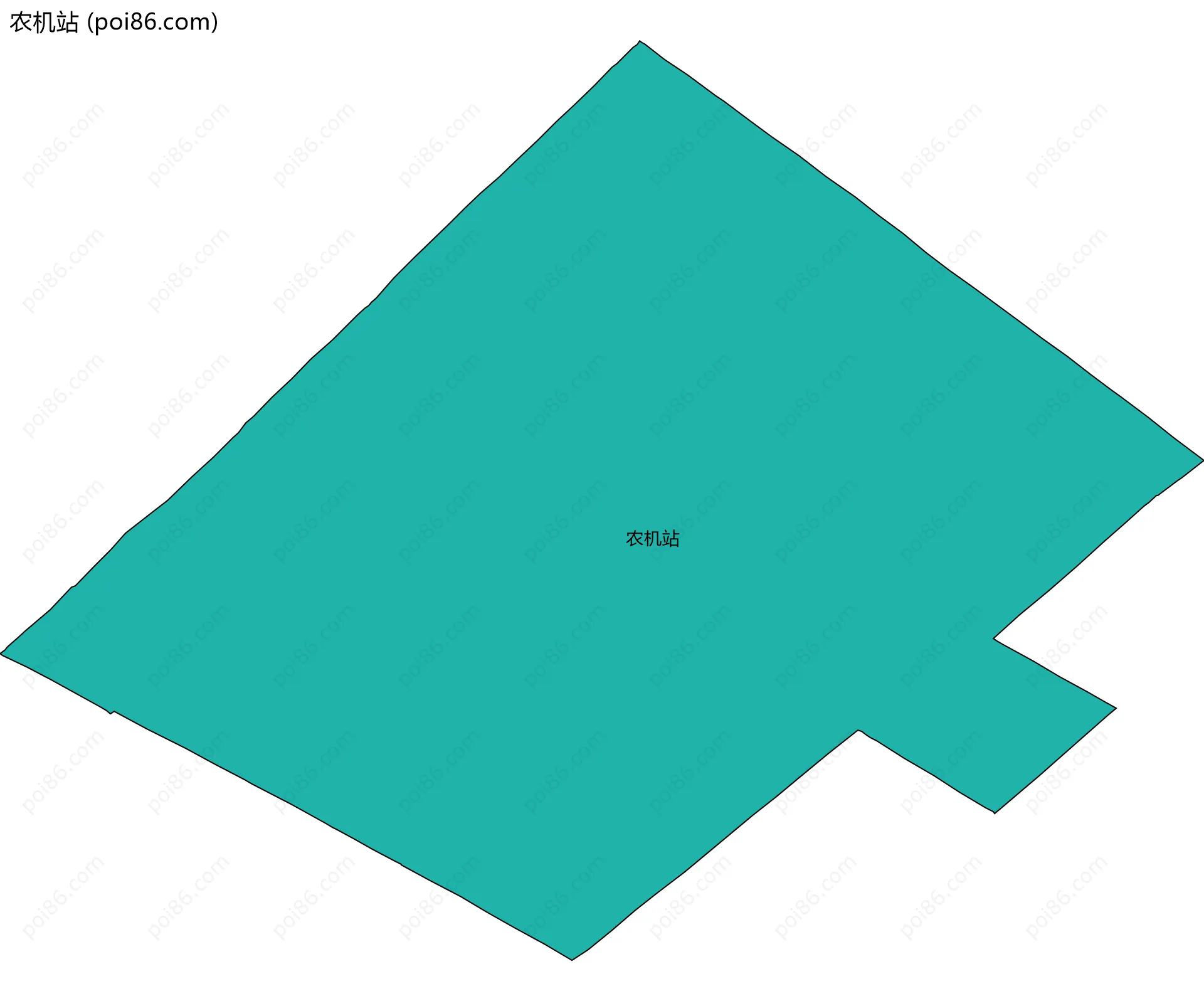 农机站边界地图