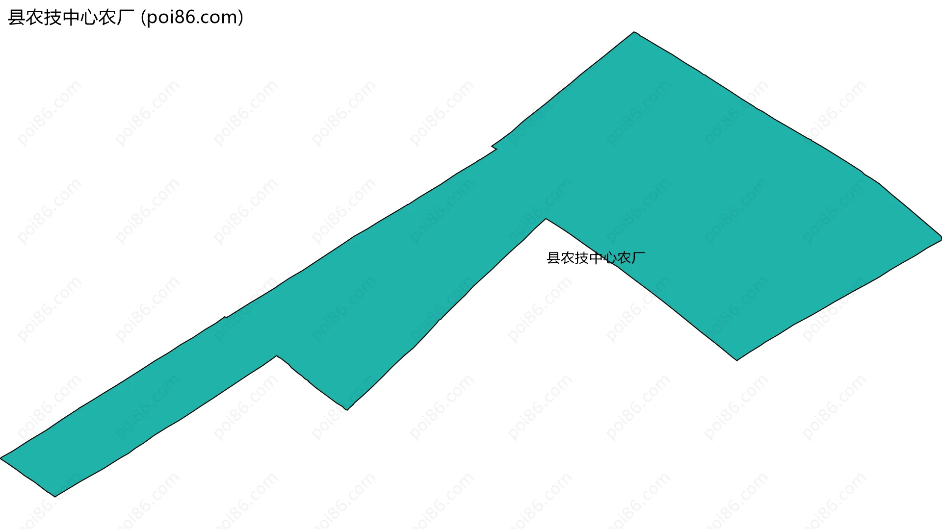县农技中心农厂边界地图