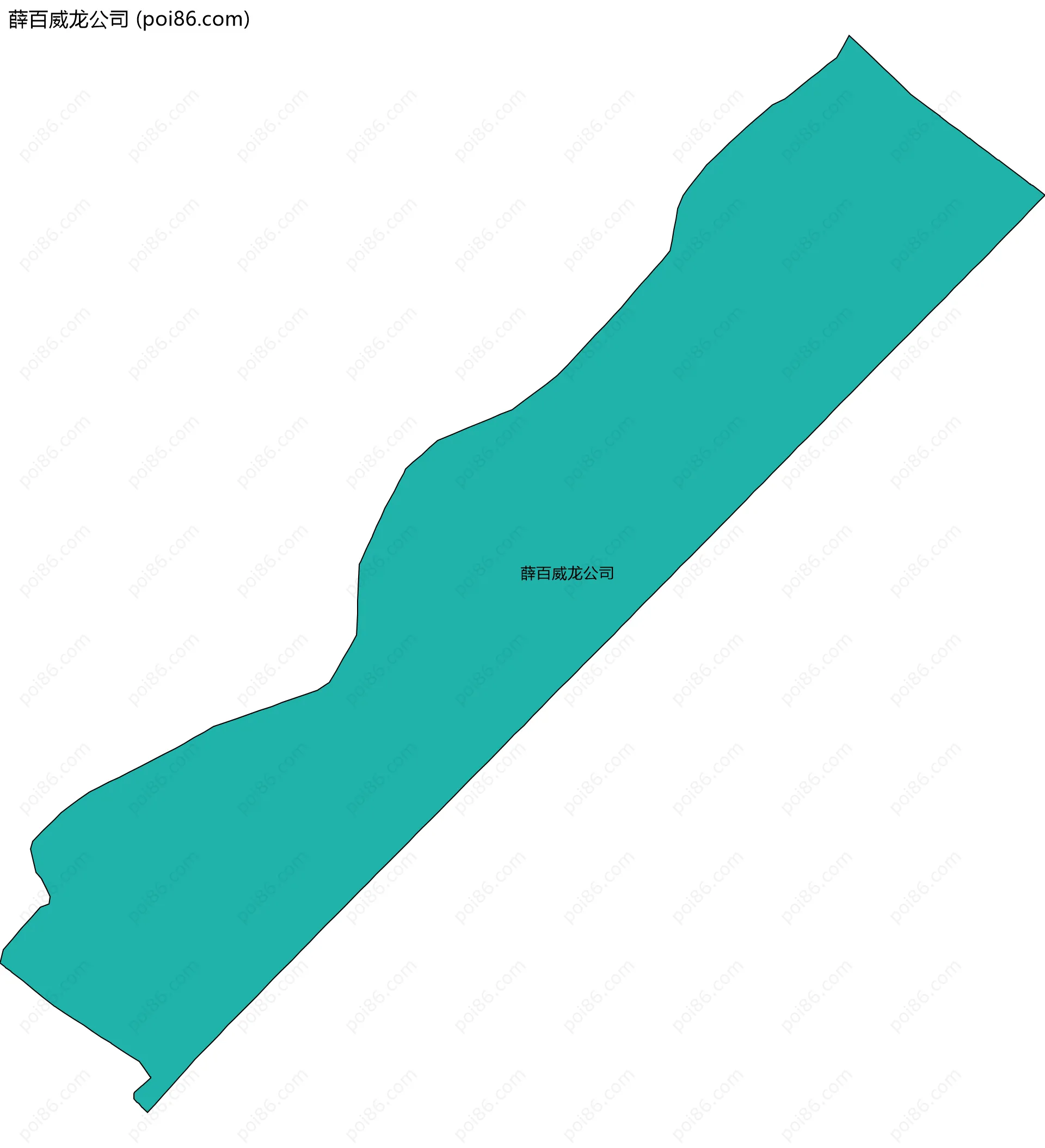 薛百威龙公司边界地图