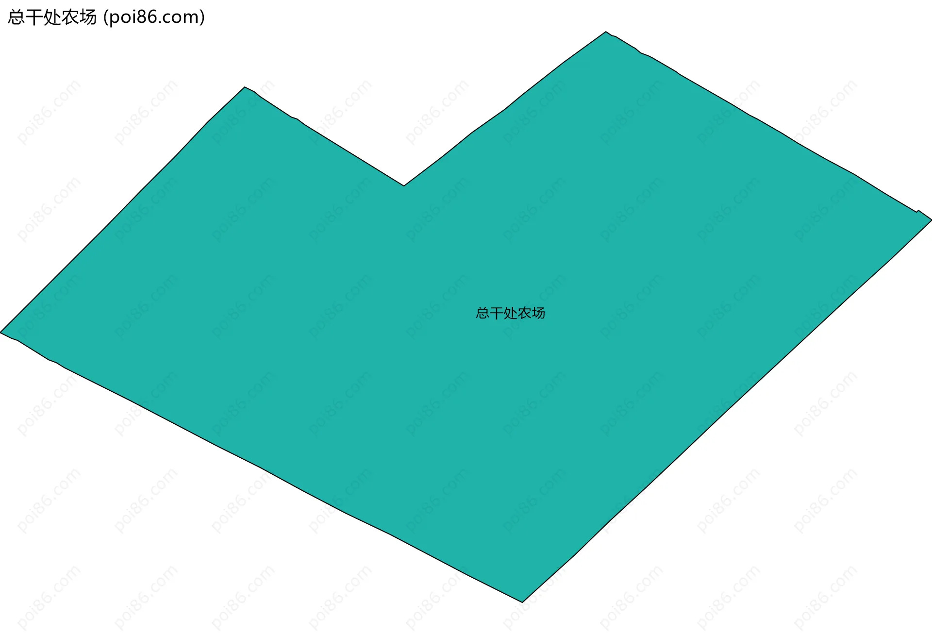 总干处农场边界地图
